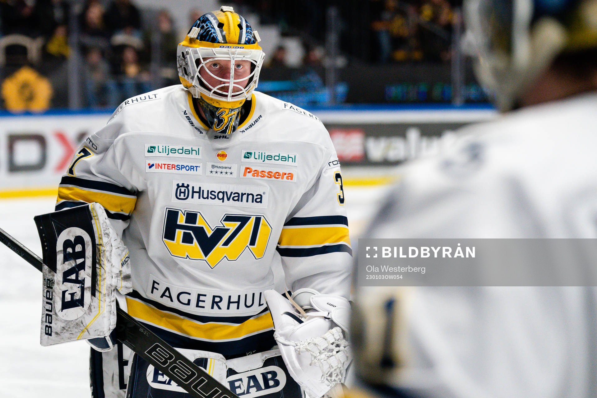 HV71s målvakt Jonas Gunnarsson