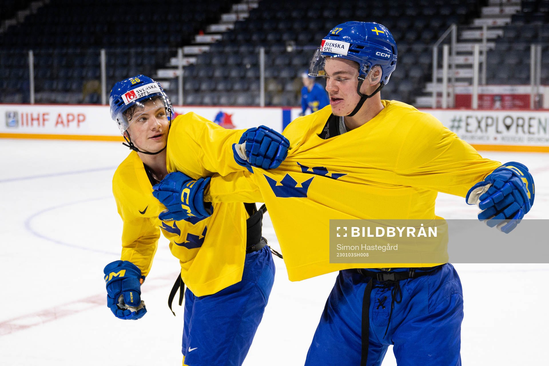 Oskar Pettersson and Victor Stjernborg of Sweden