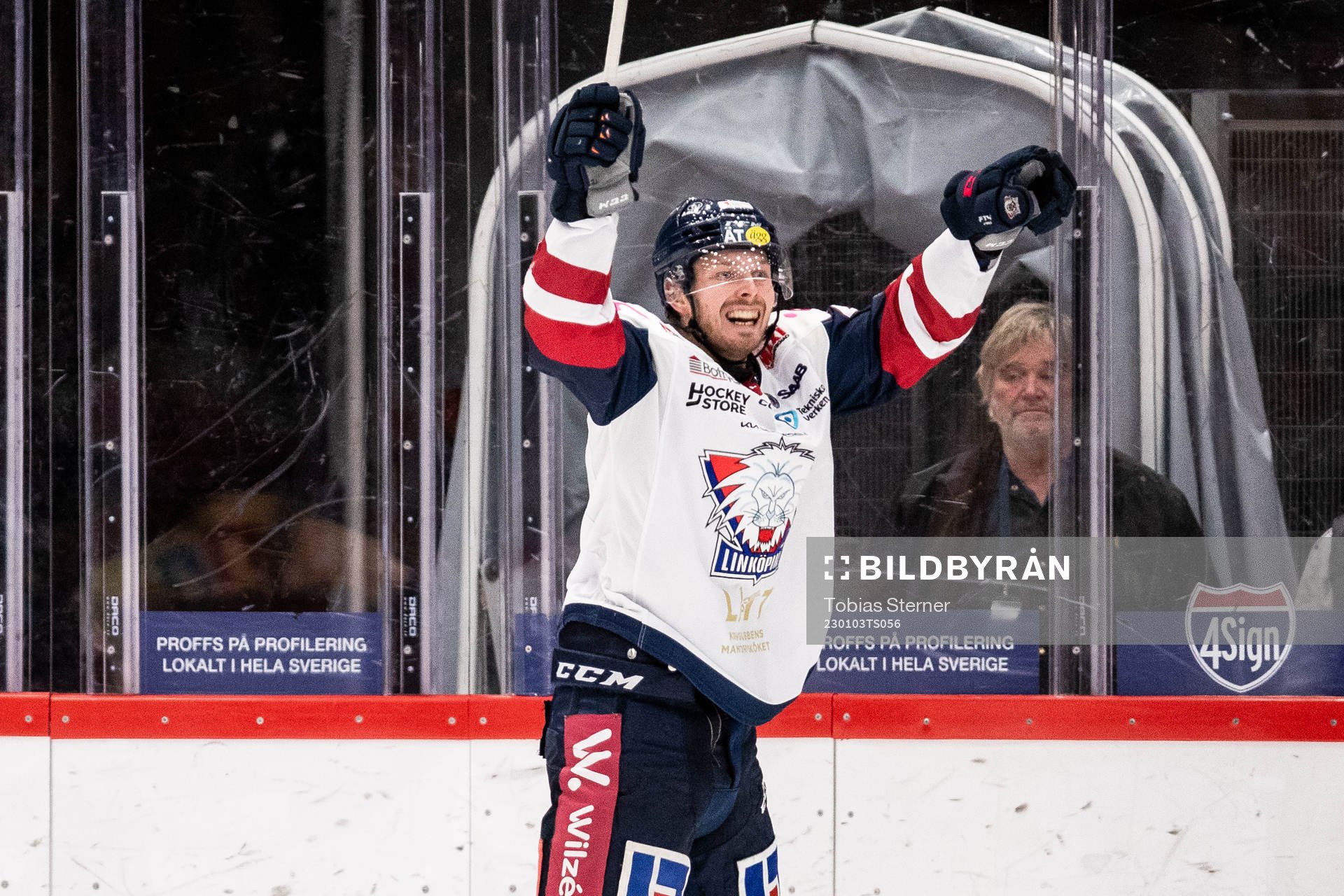Linköpings Christoffer Ehn jublar