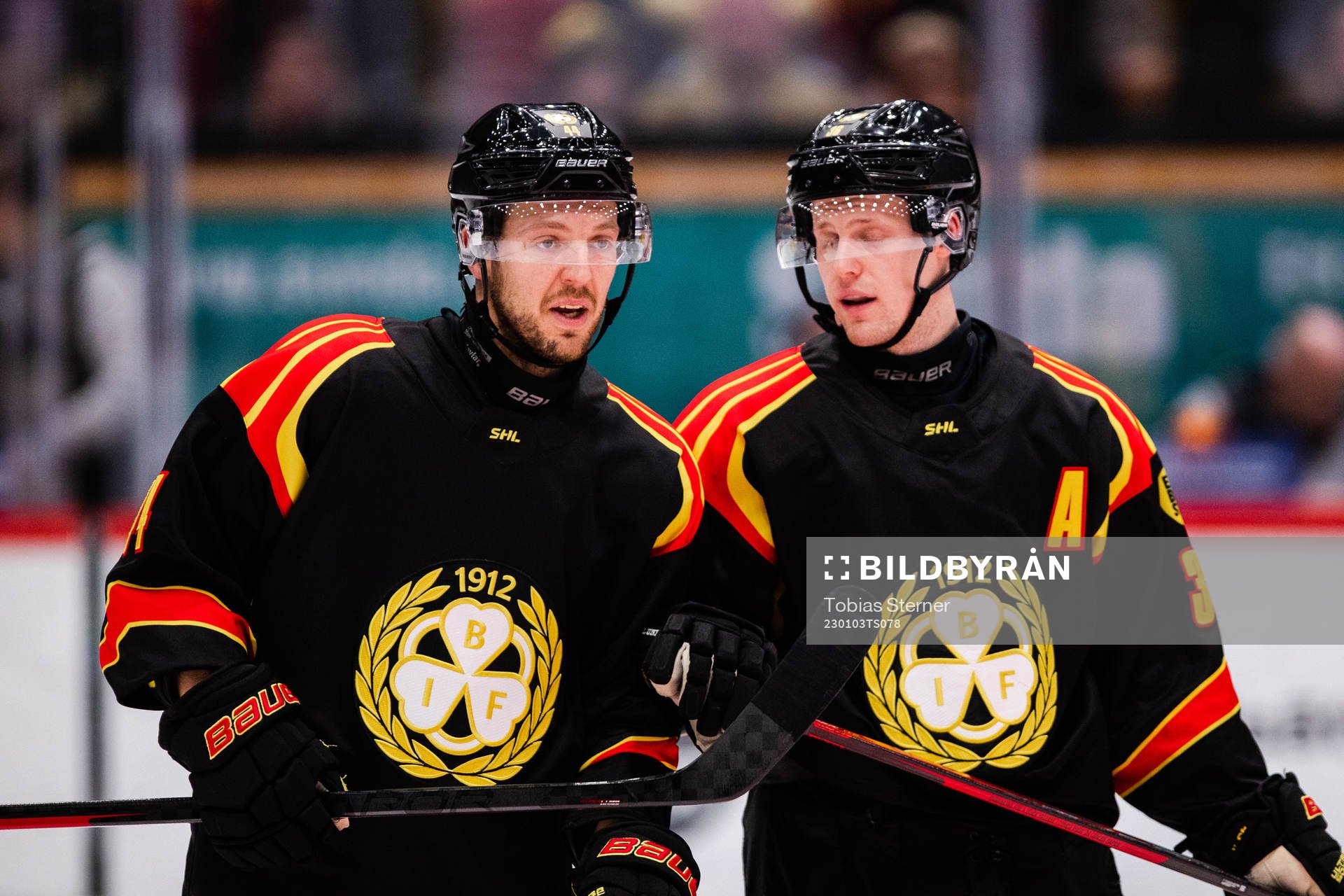 Brynäs Jacob Blomqvist och Linus Ölund