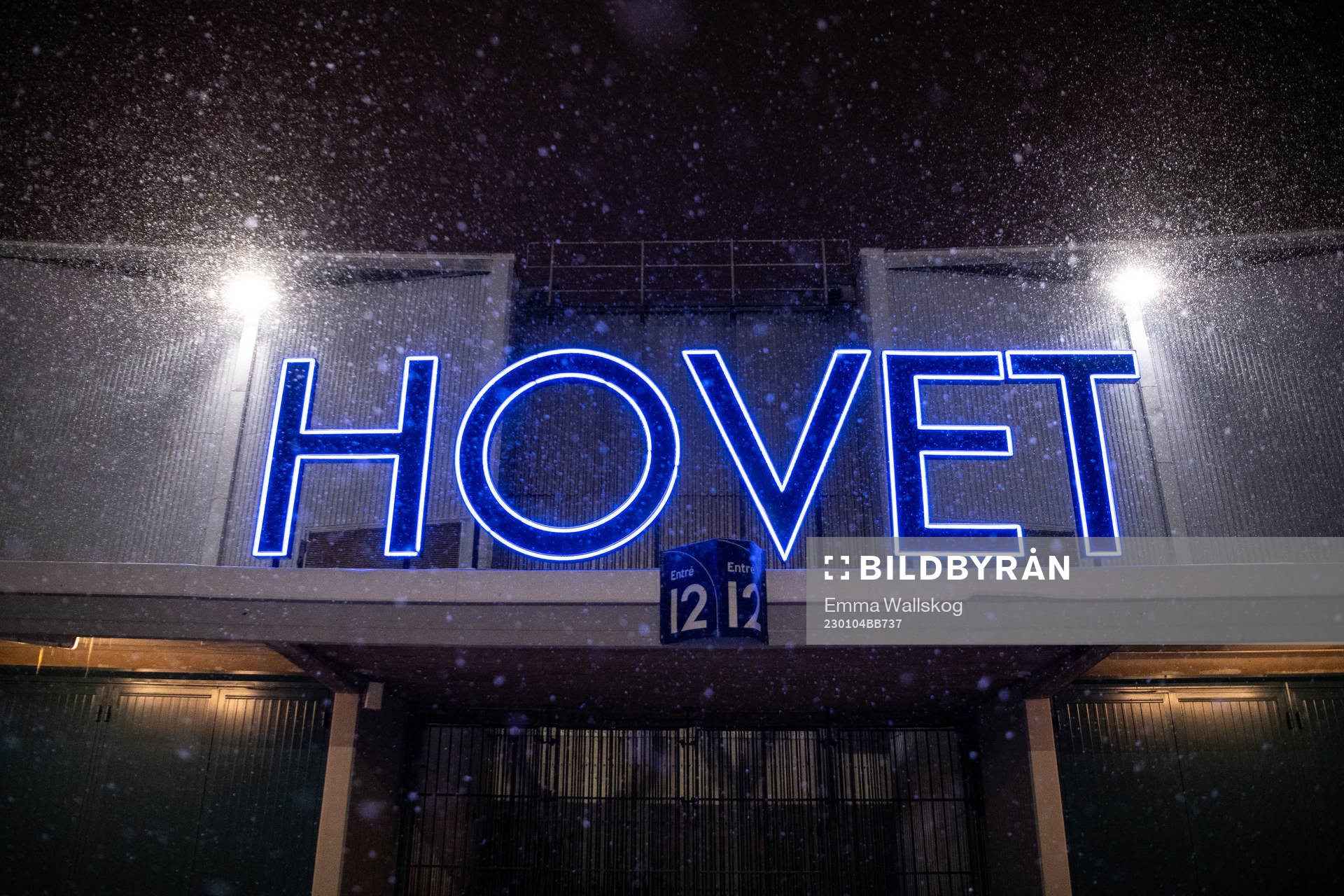 Exteriör vy över Hovet