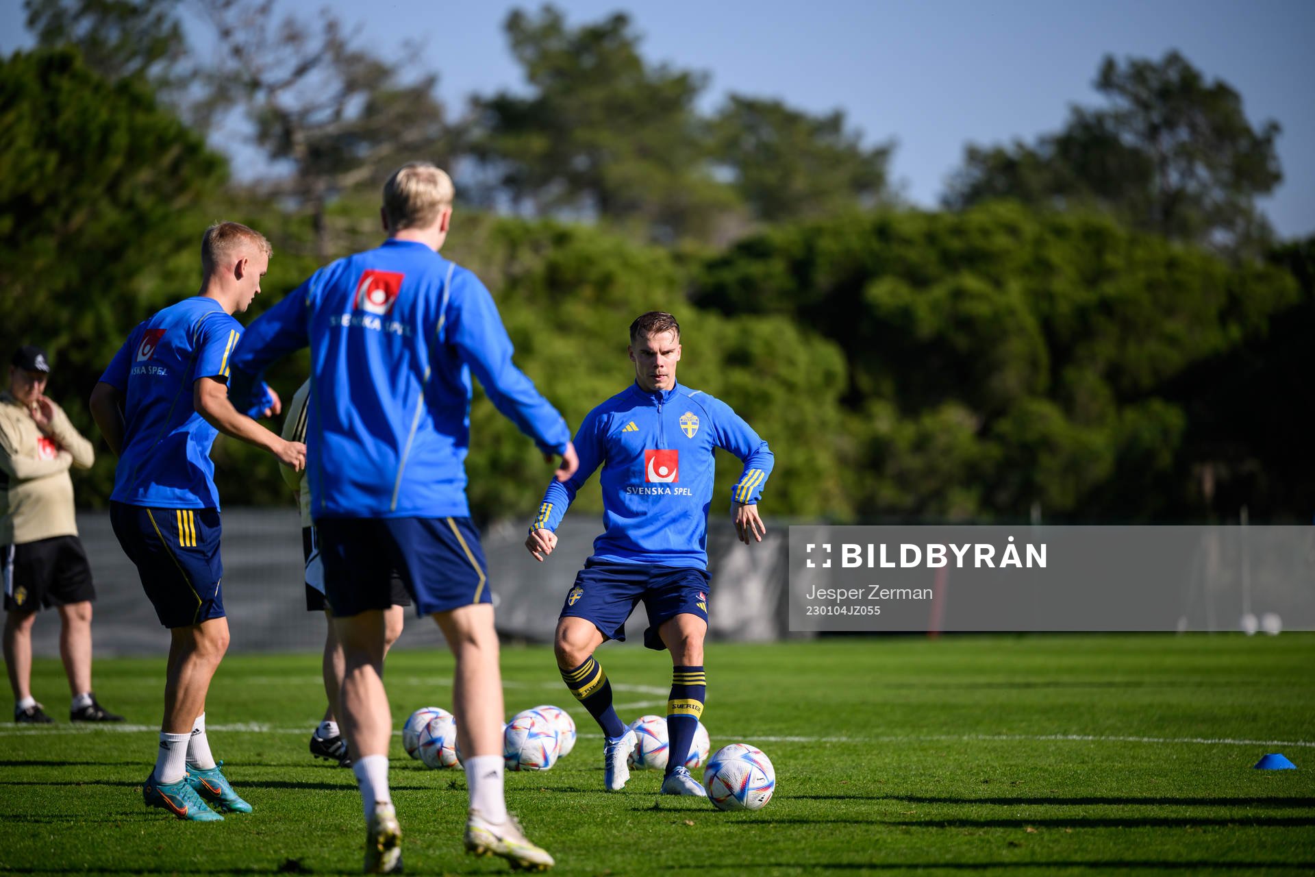 Carl Gustafsson and Elias Andersson of the Swedish men's
