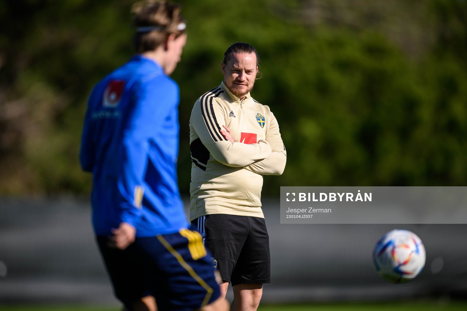 video analyst Christoffer Bernspång of the Swedish men's