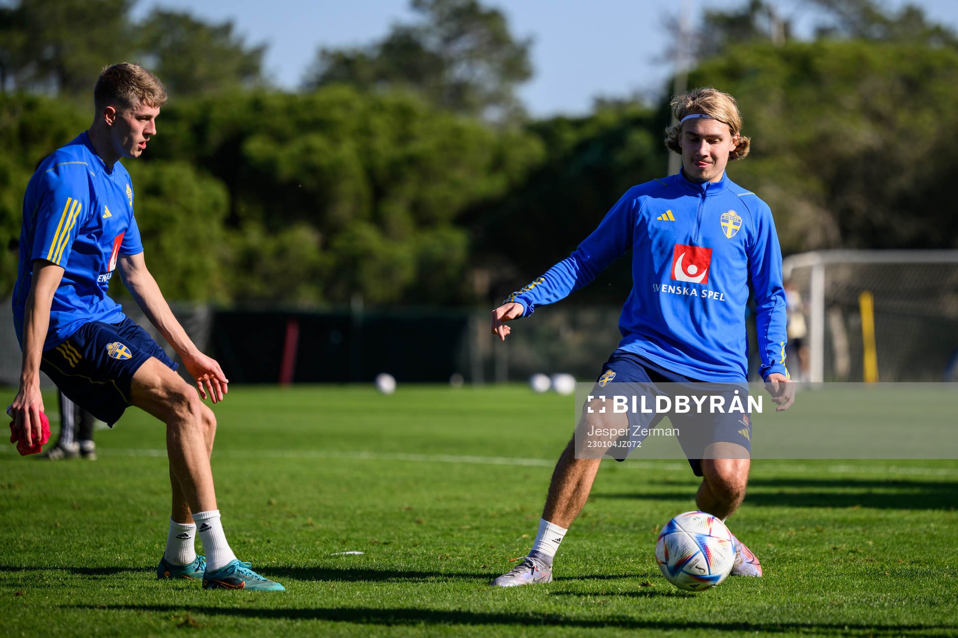 Carl Gustafsson and Sebastian Nanasi of the Swedish men's