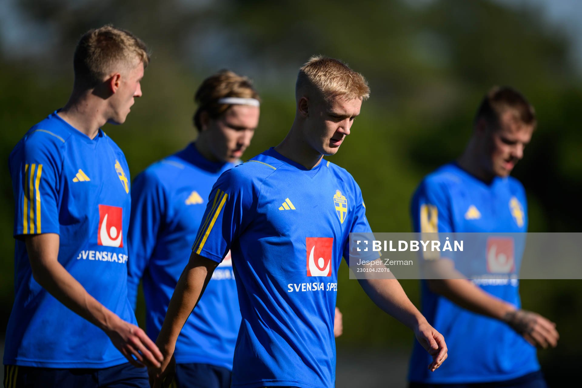 Carl Gustafsson of the Swedish men's football national team
