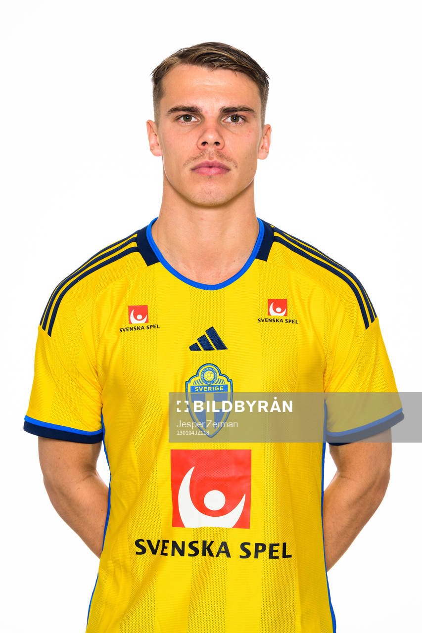 Elias Andersson of the Swedish men's football national team