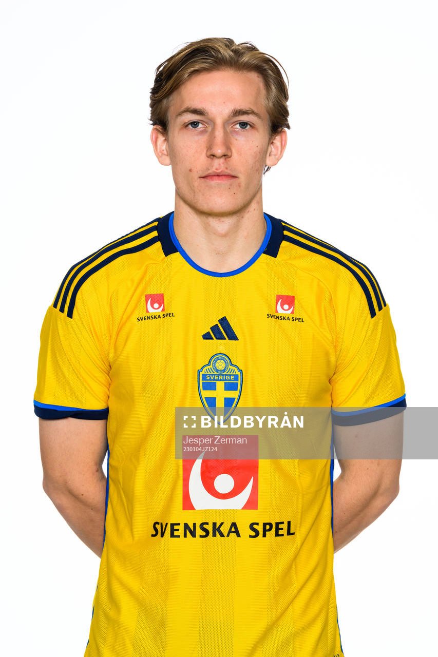 Johan Bångsbo of the Swedish men's football national team