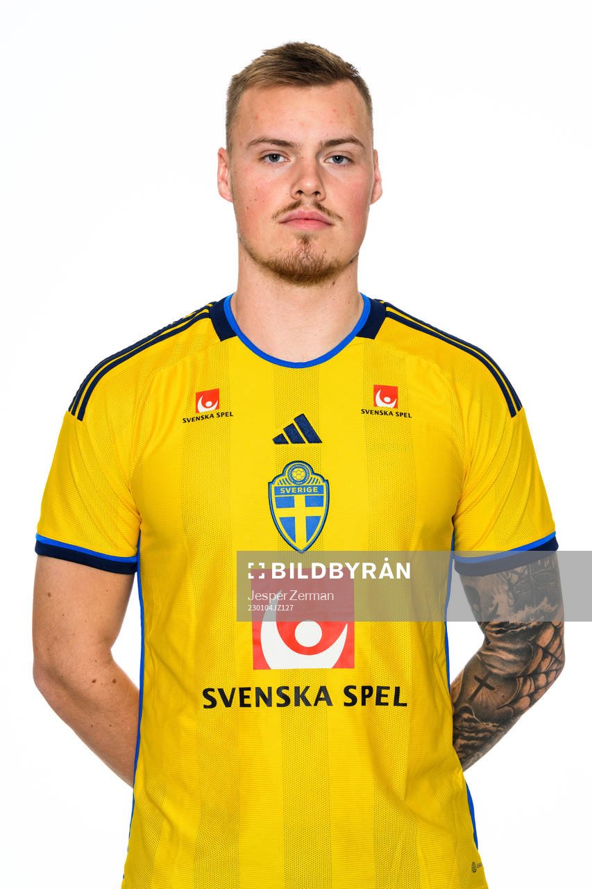 Victor Eriksson of the Swedish men's football national team