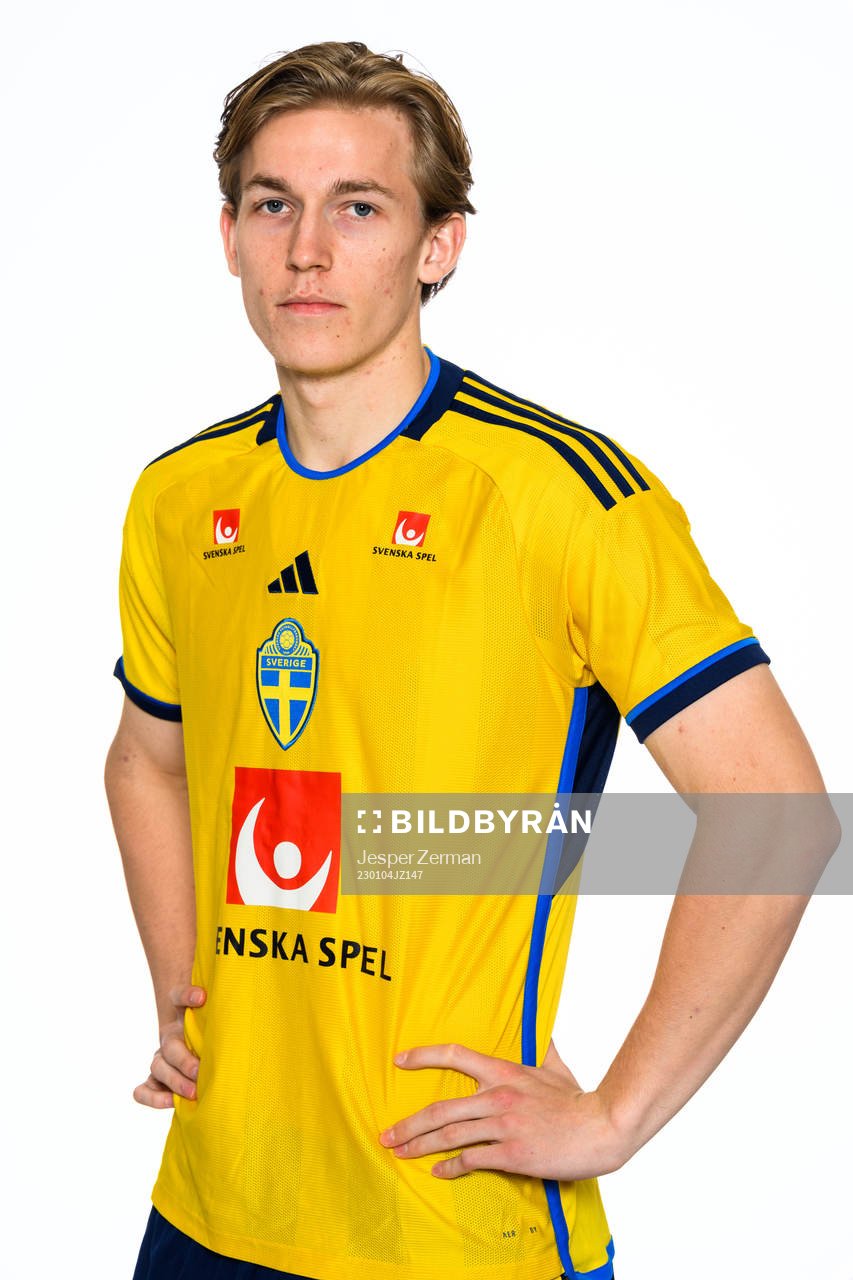 Johan Bångsbo of the Swedish men's football national team