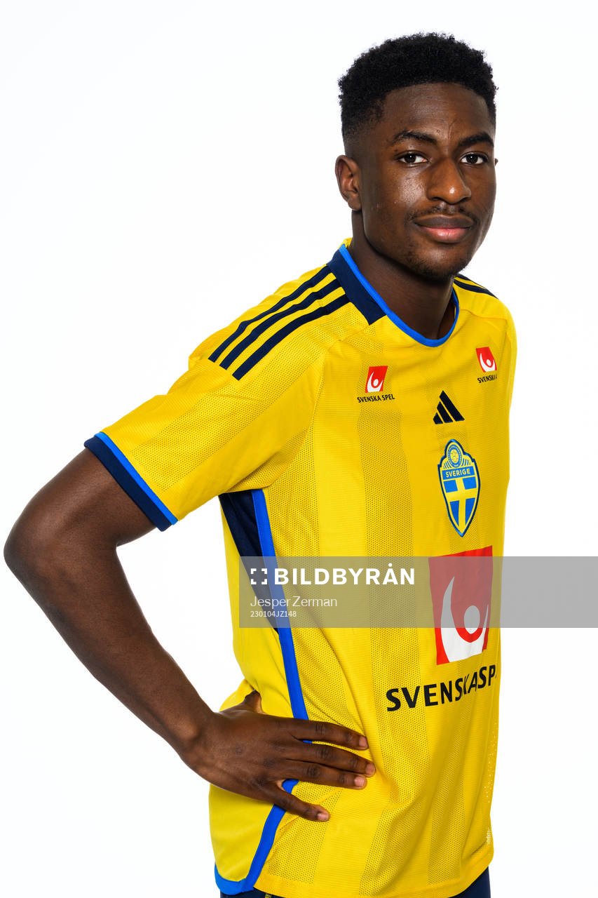 Josafat Mendes of the Swedish men's football national team