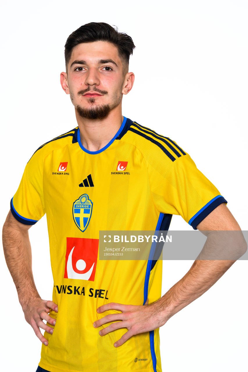 Armin Gigovic of the Swedish men's football national team