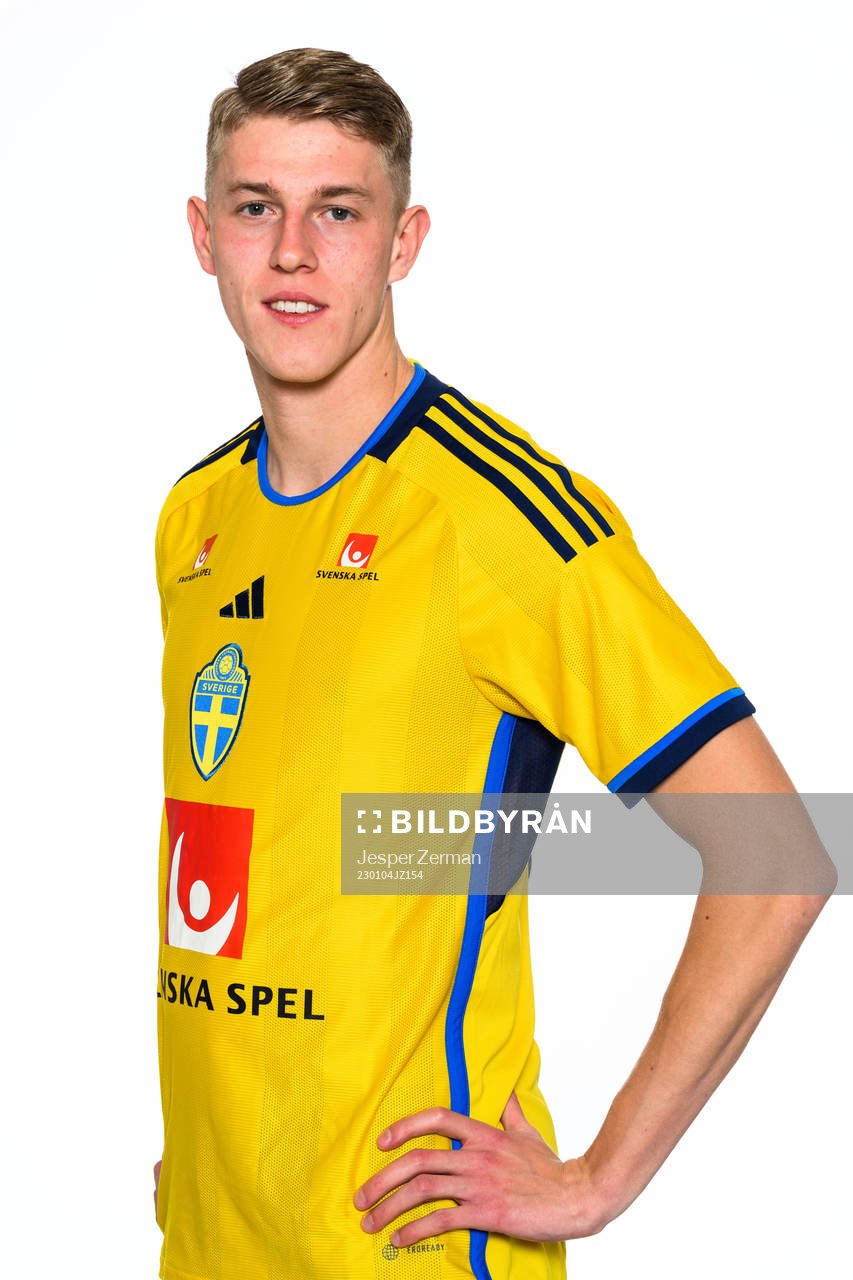 Alexander Bernhardsson of the Swedish men's football
