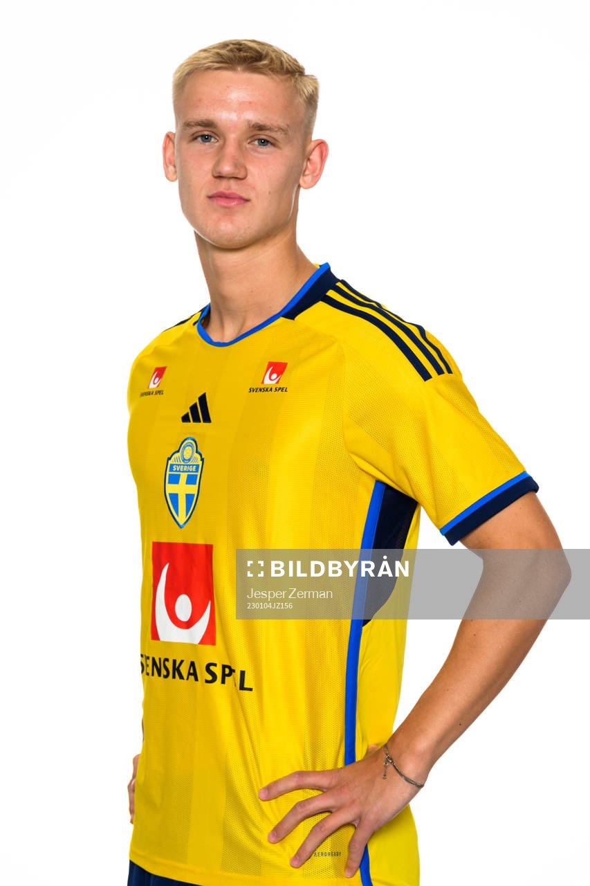 Carl Gustafsson of the Swedish men's football national team