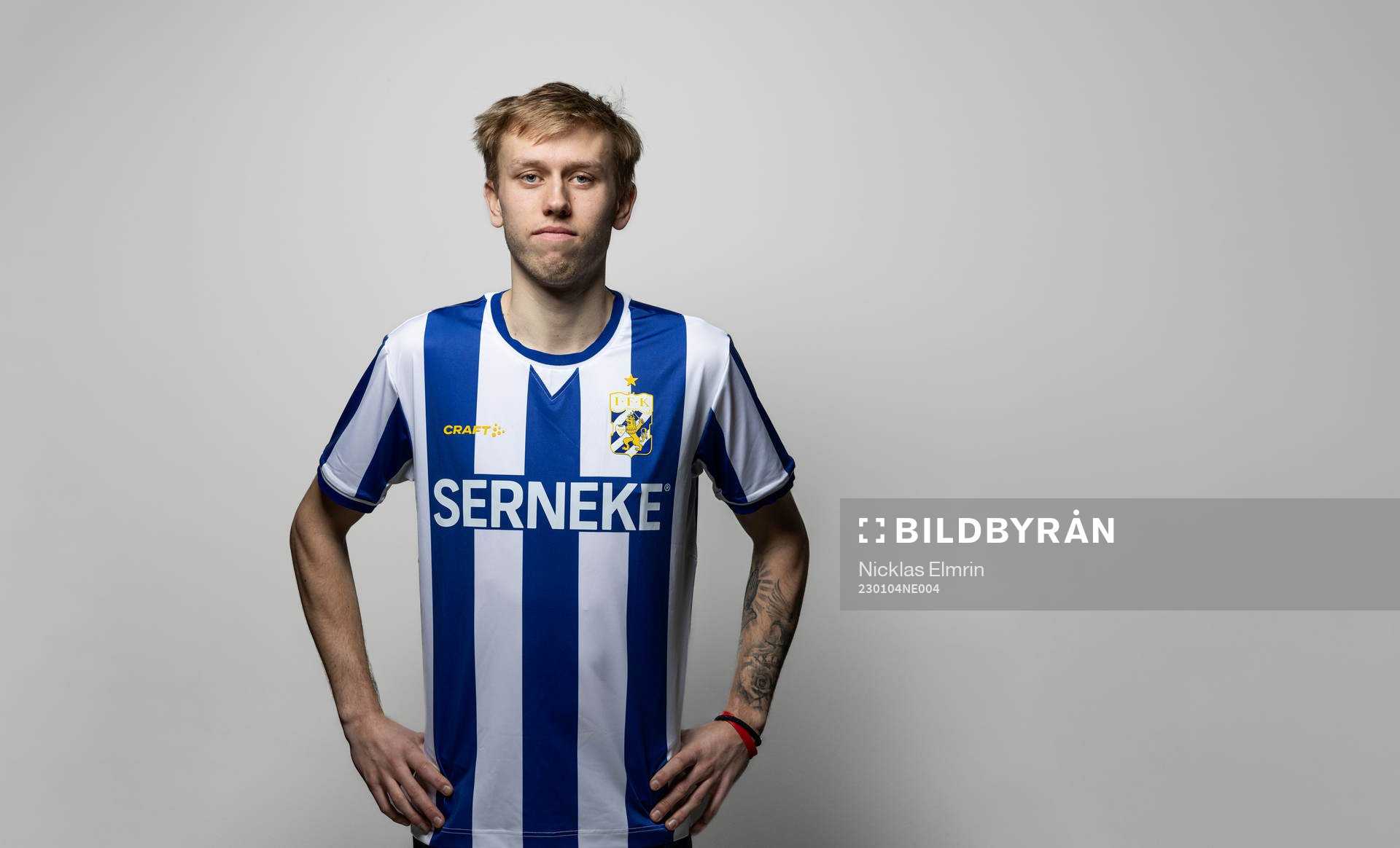 IFK Göteborgs Elias Hagen den 4 januari 2023 i Göteborg. 