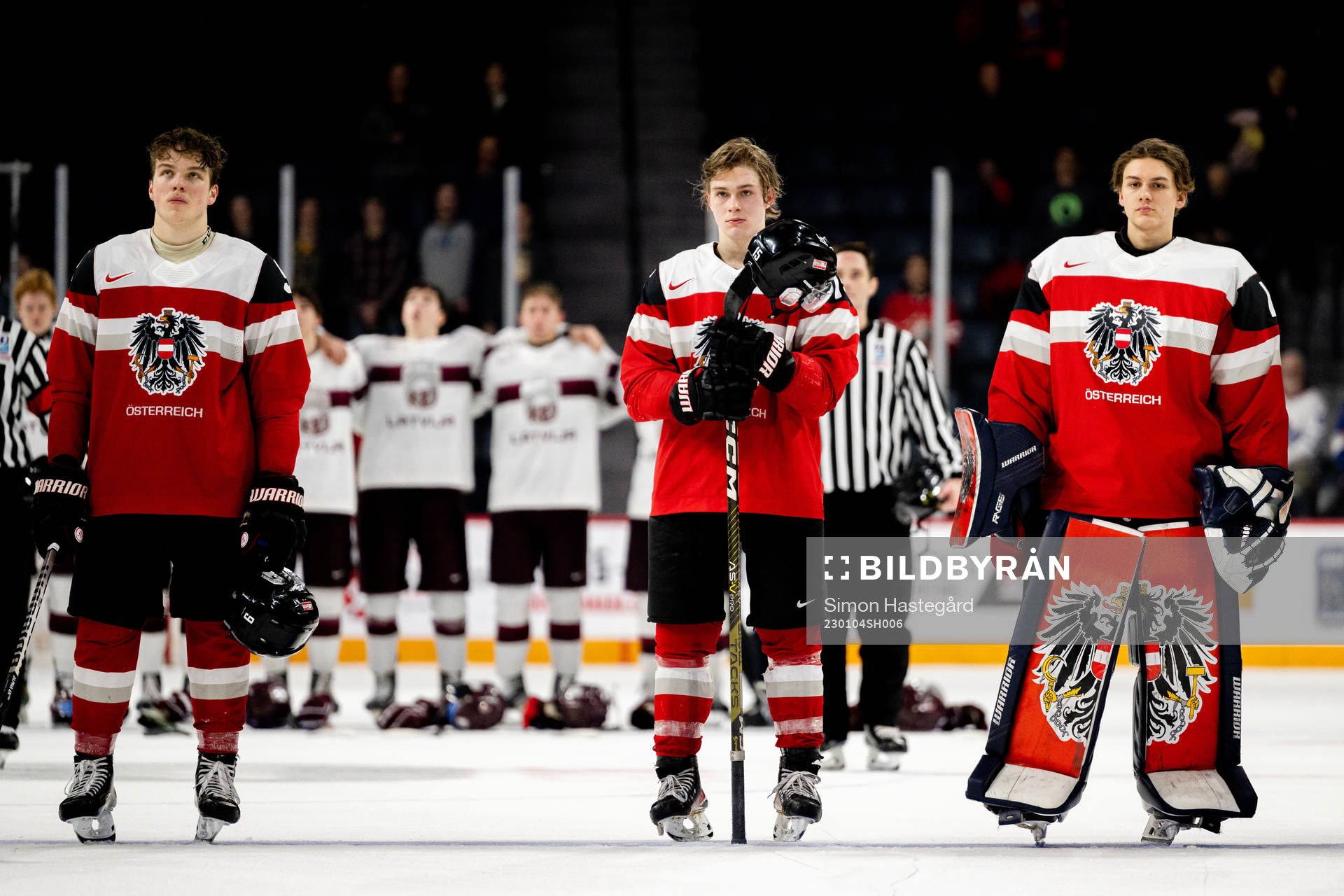 Players of Austria look dejected