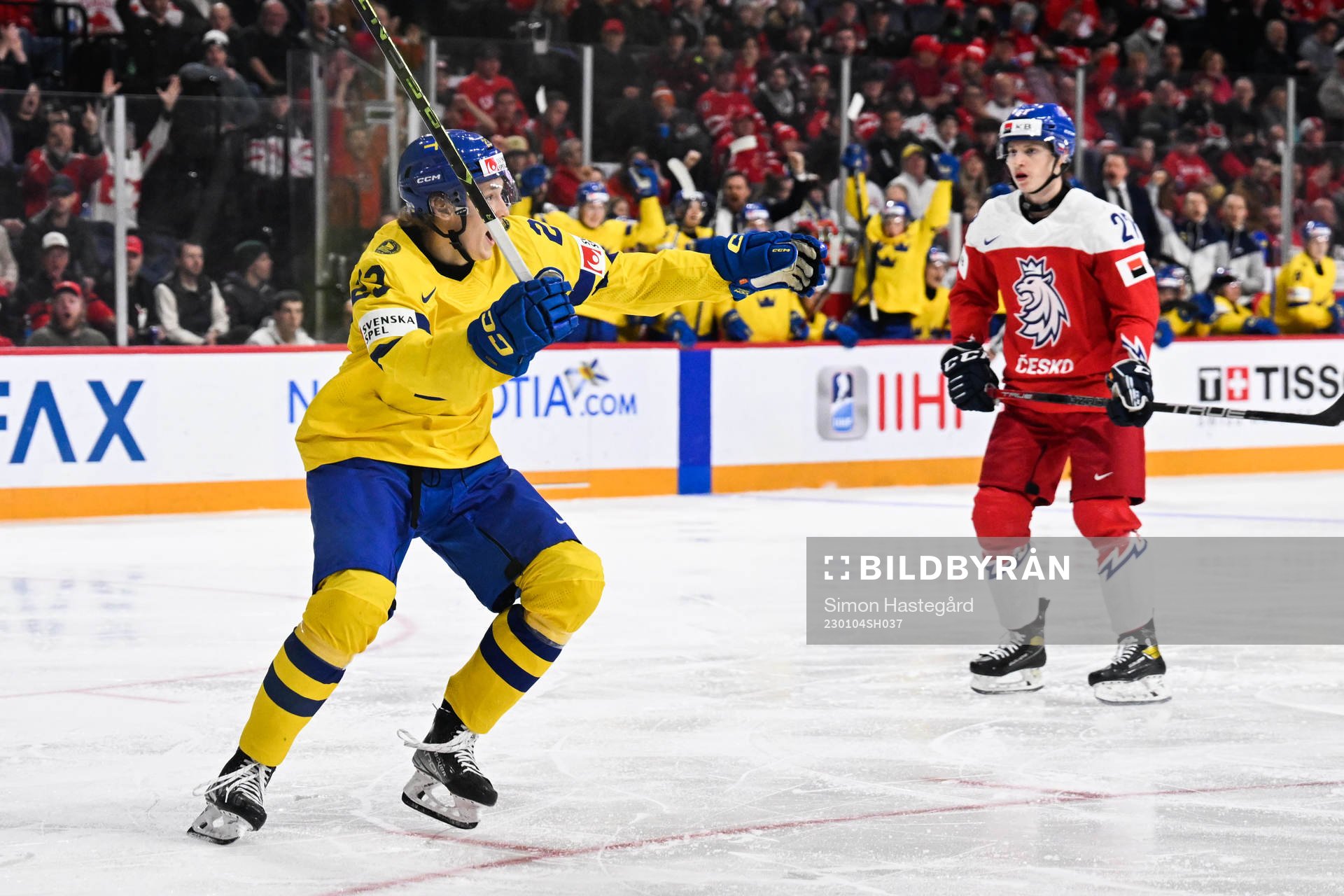 William Strömgren celebrates