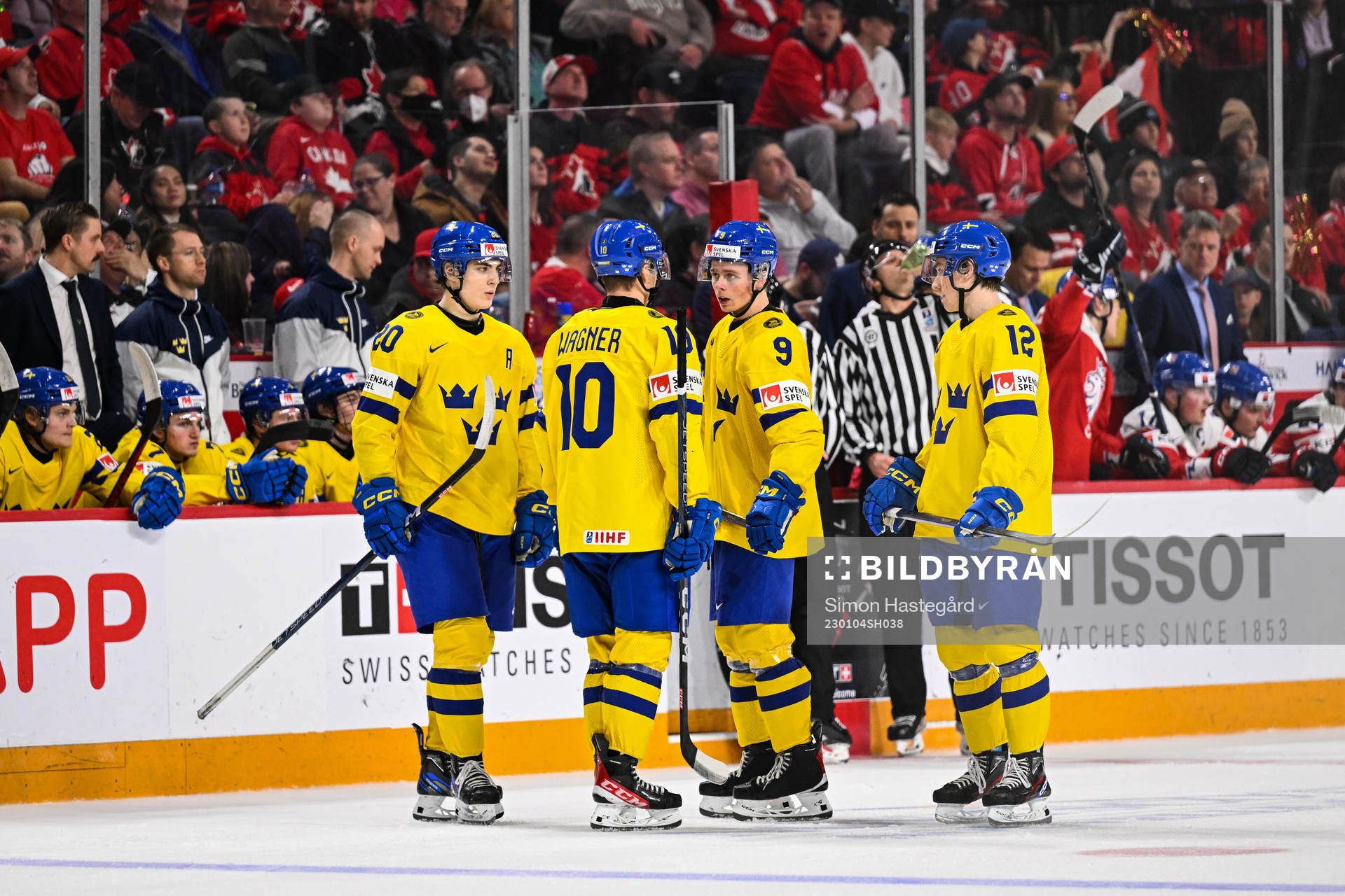 Liam Öhgren, Fabian Wagner, Ludvig Jansson and Noah