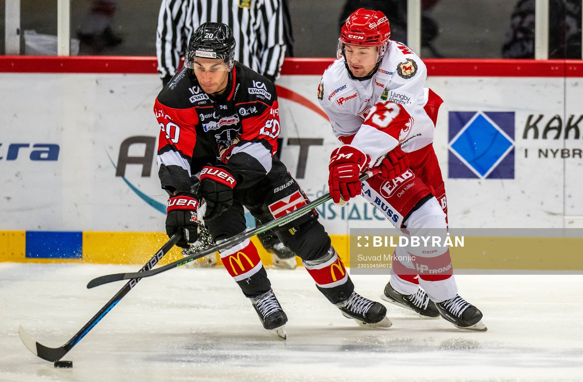 Nybros Juho Liuksiala och Troja/Ljungbys Henrik Rommel
