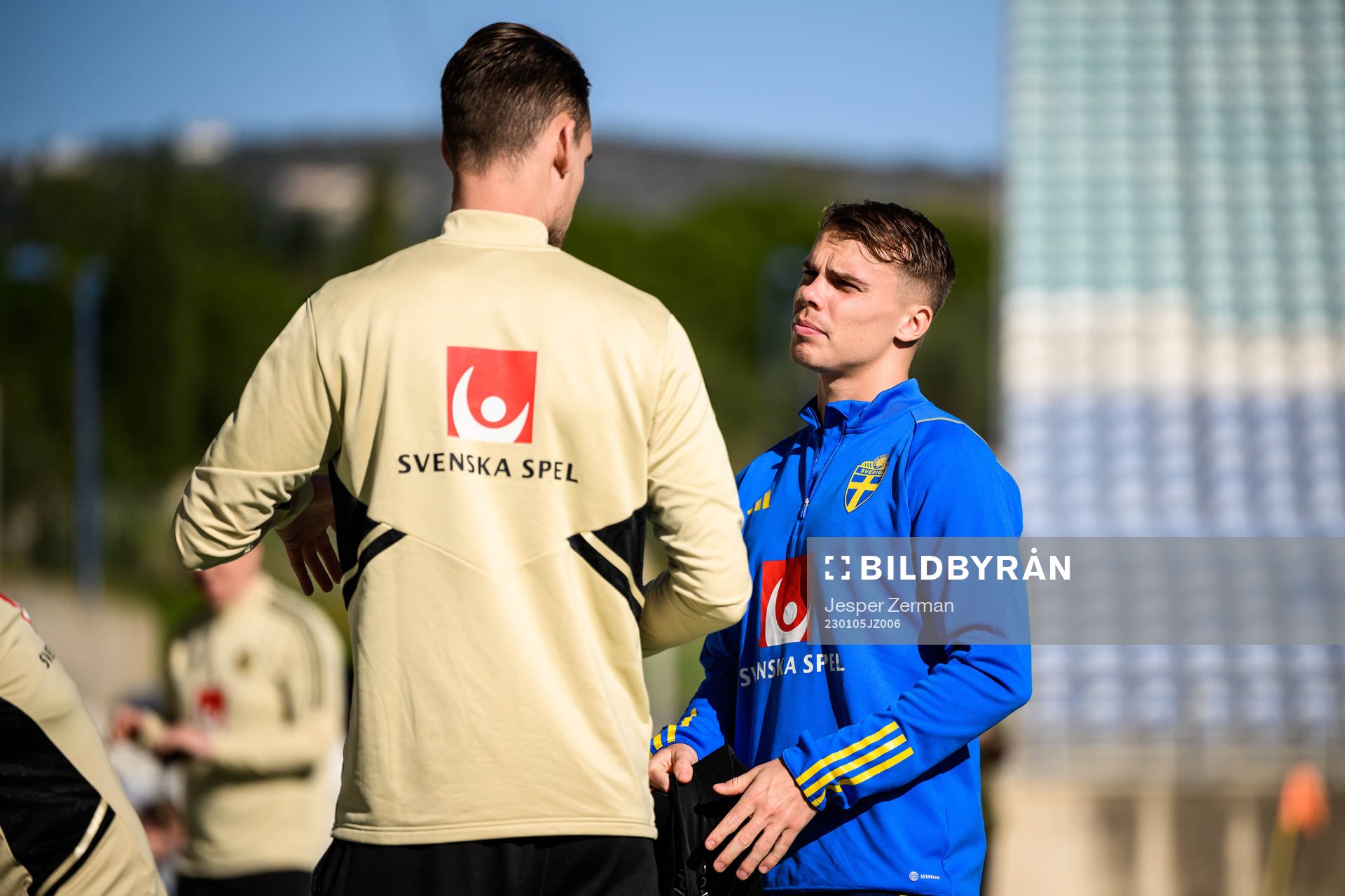 Elias Andersson of the Swedish men's football national team
