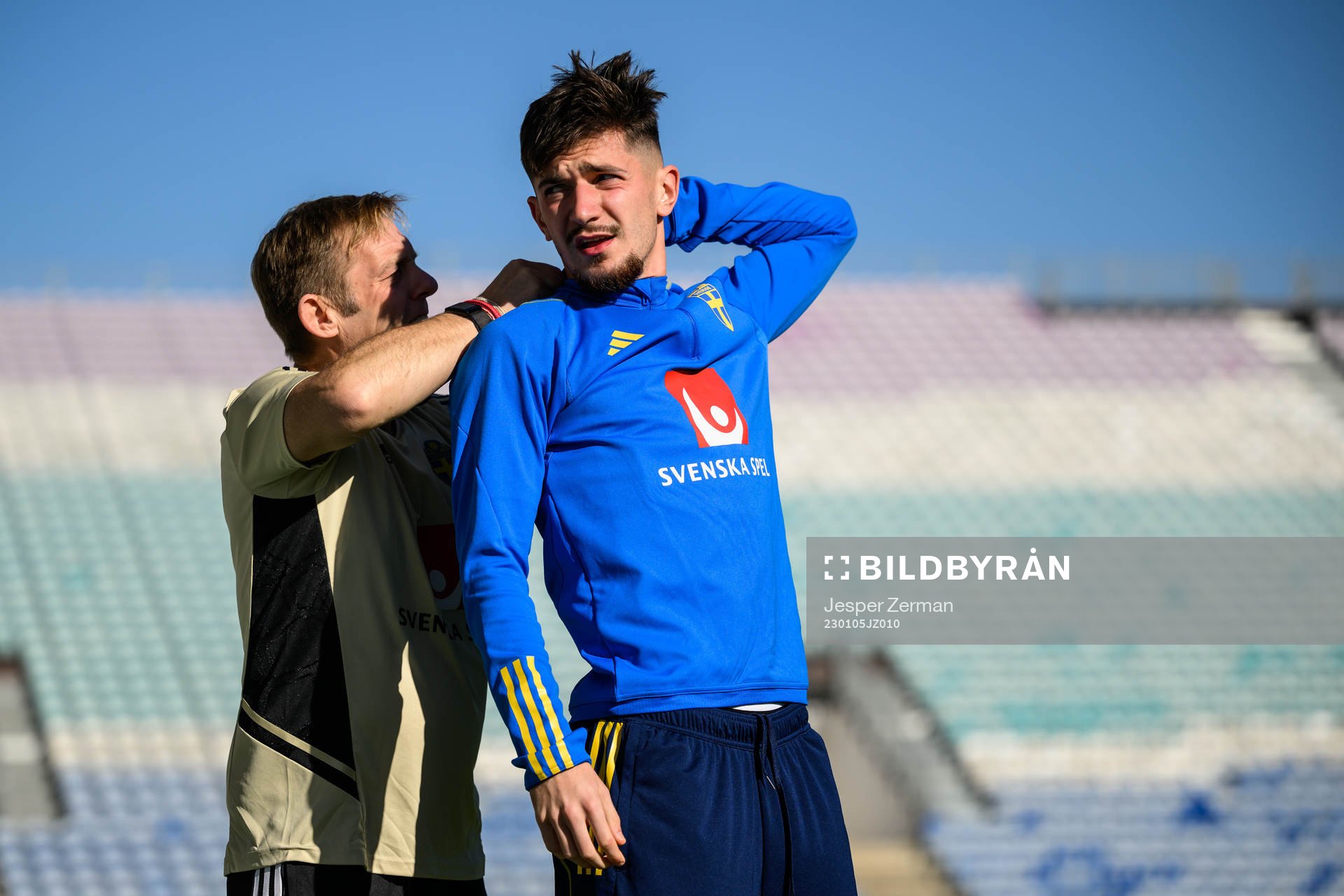 performance manager Paul Balsom and Armin Gigovic of the