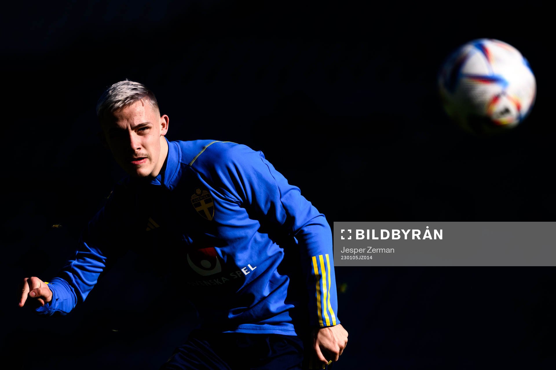 Jacob Ondrejka of the Swedish men's football national team
