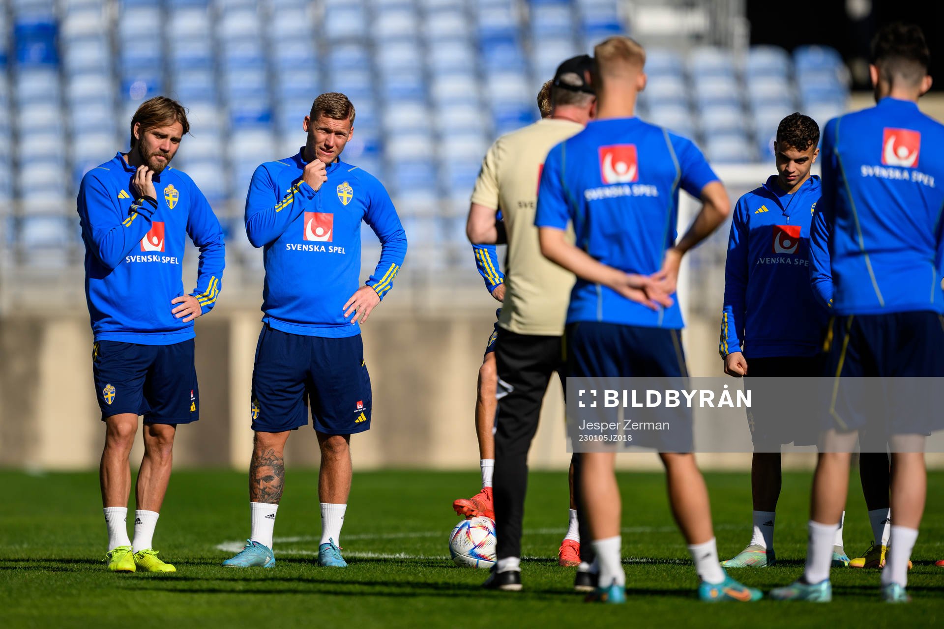 Christoffer Nyman, Victor Edvardsen and Yasin Ayari of the
