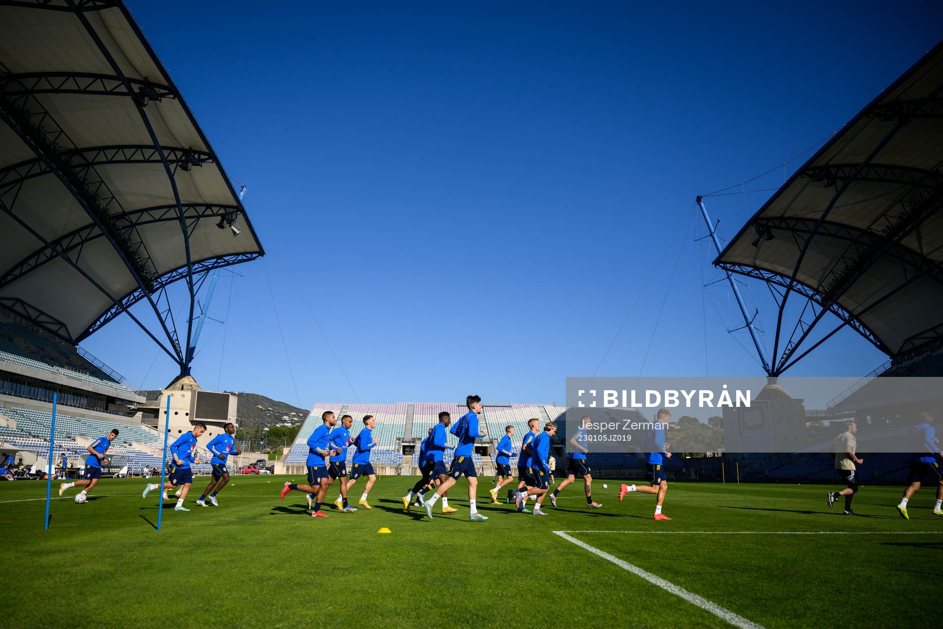 Players of the Swedish men's football national team at a