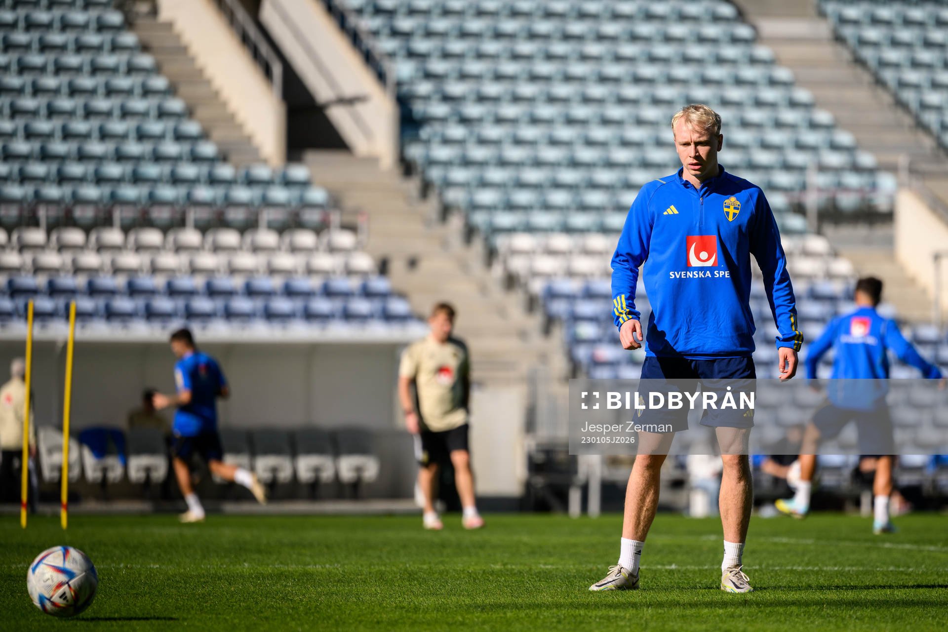 André Boman of the Swedish men's football national team at