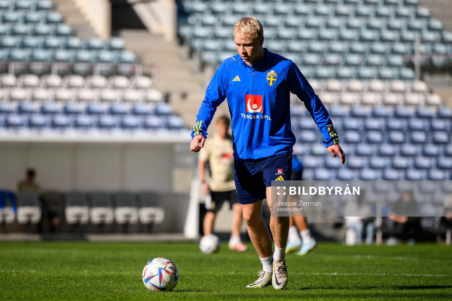 André Boman of the Swedish men's football national team at