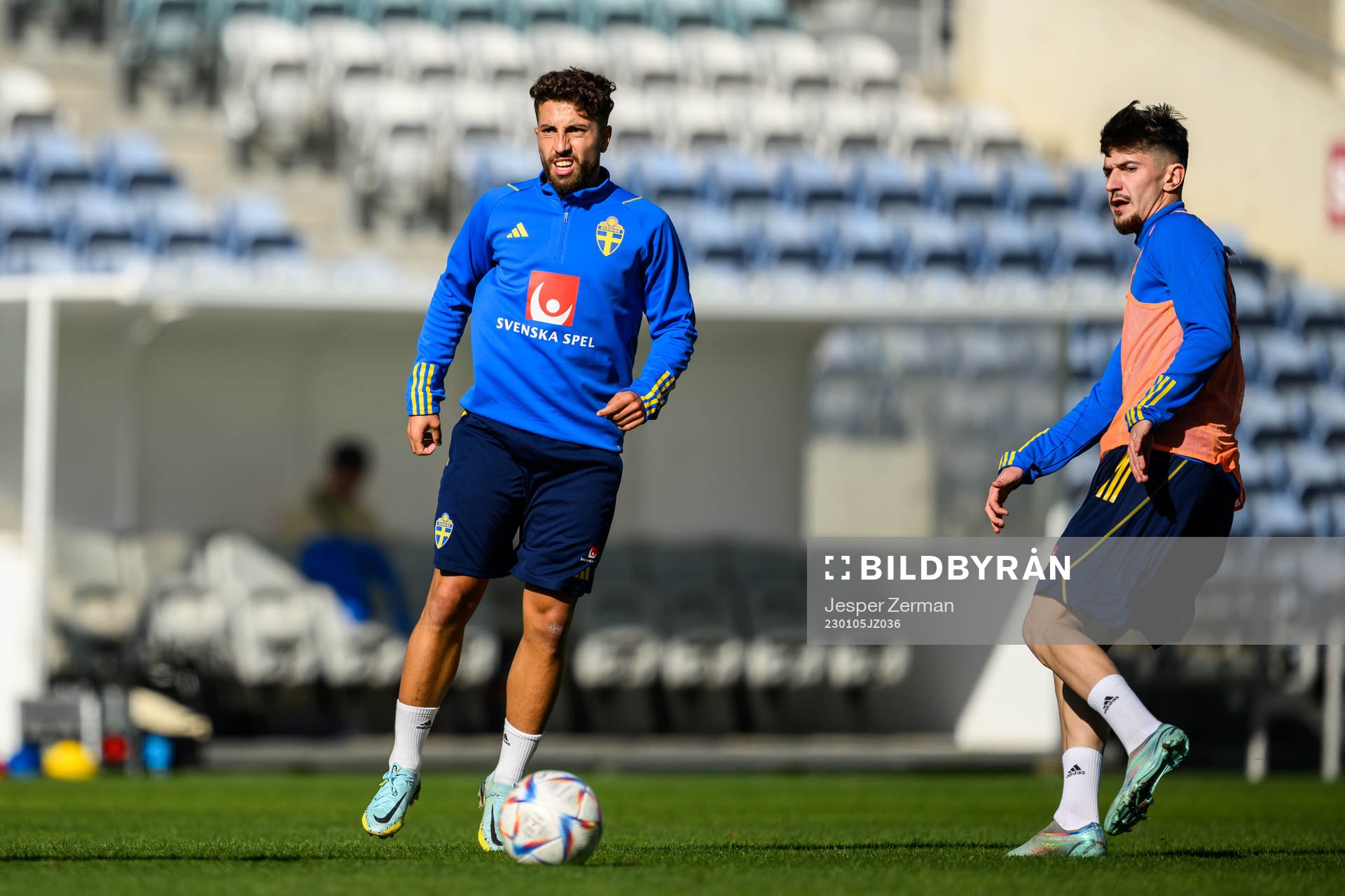 Moustafa Zeidan and Armin Gigovic of the Swedish men's