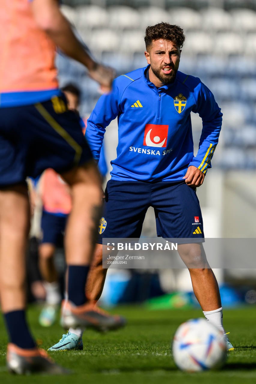 Moustafa Zeidan of the Swedish men's football national team