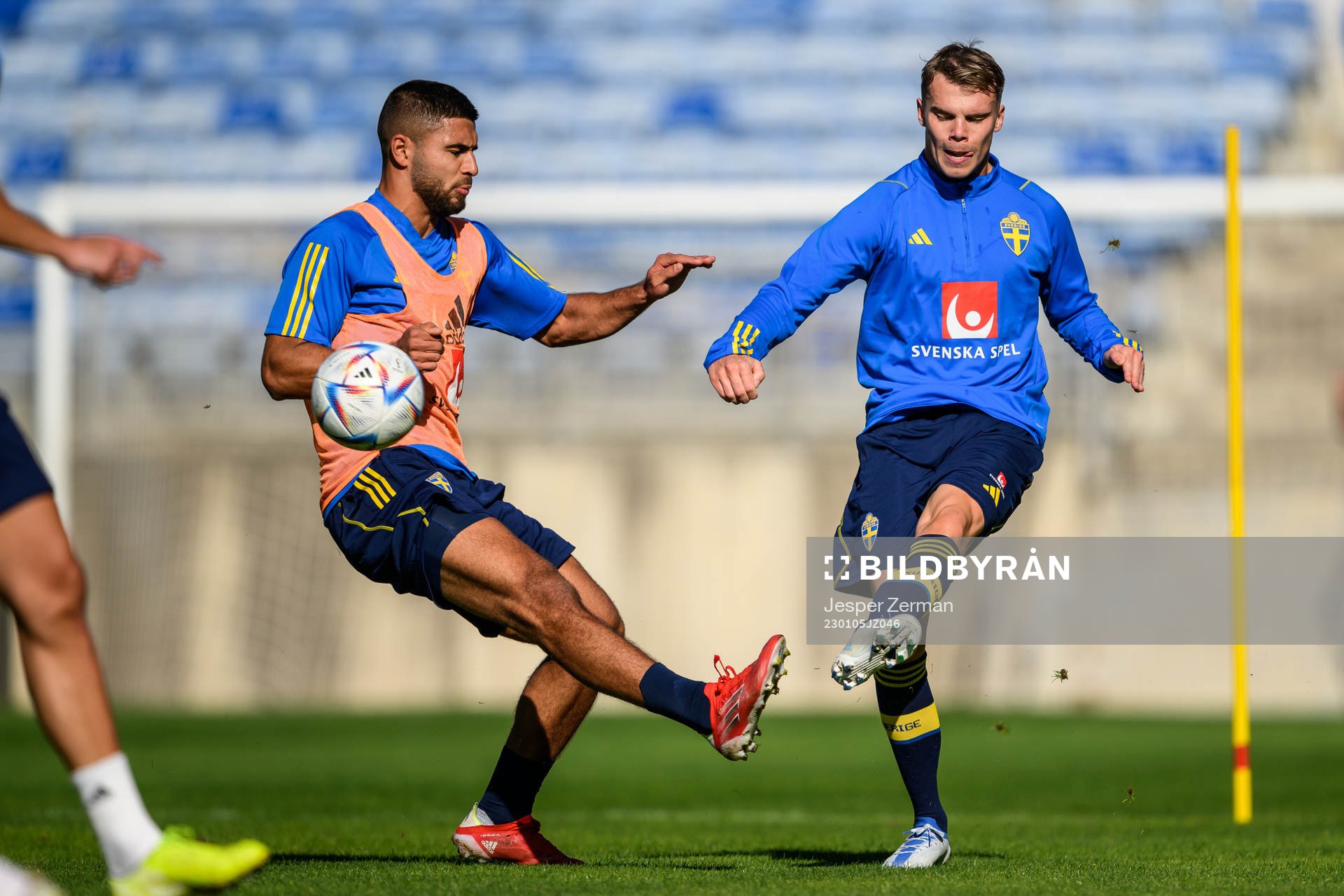 Omar Faraj and Elias Andersson of the Swedish men's