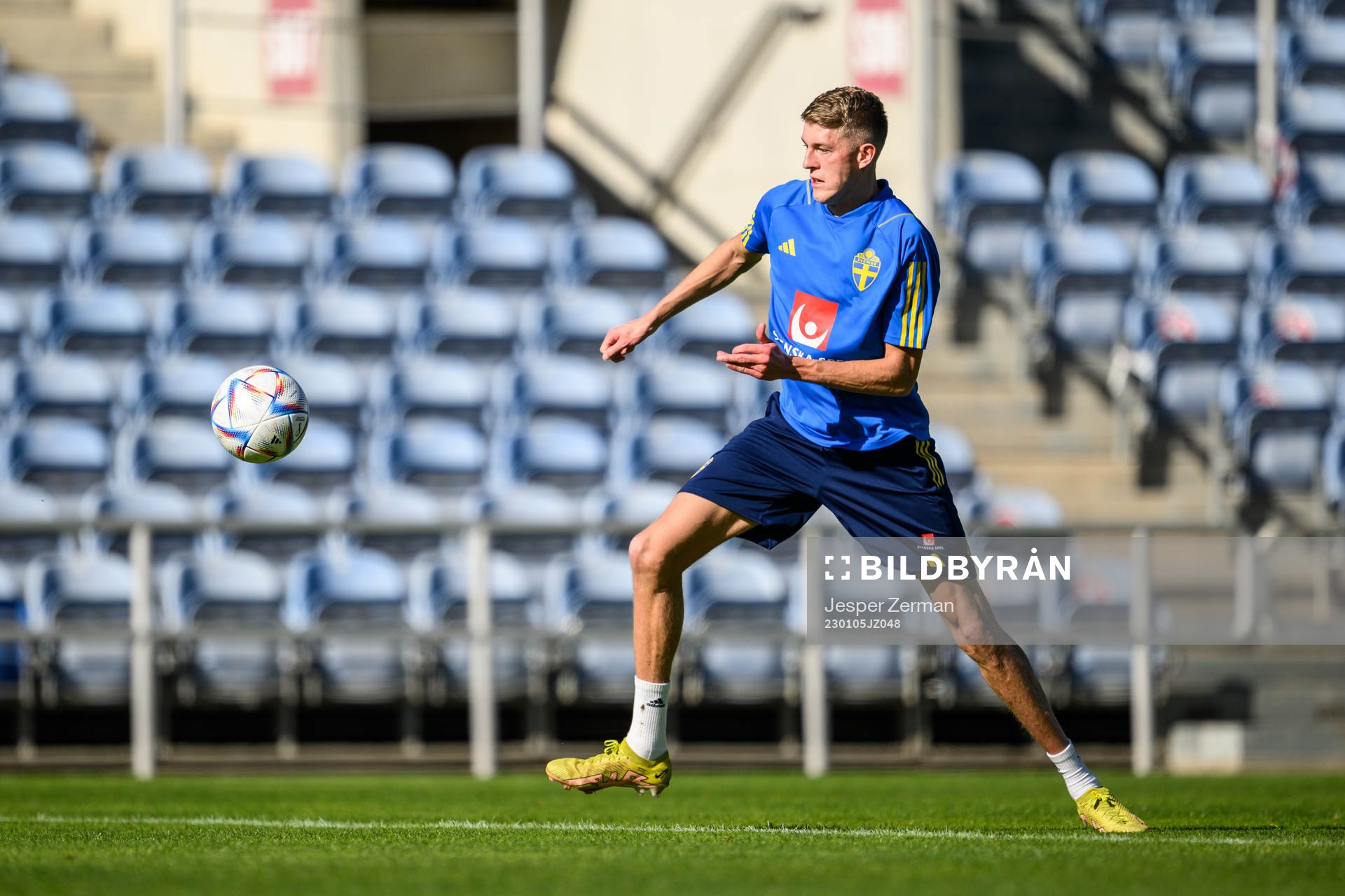 Alexander Bernhardsson of the Swedish men's football