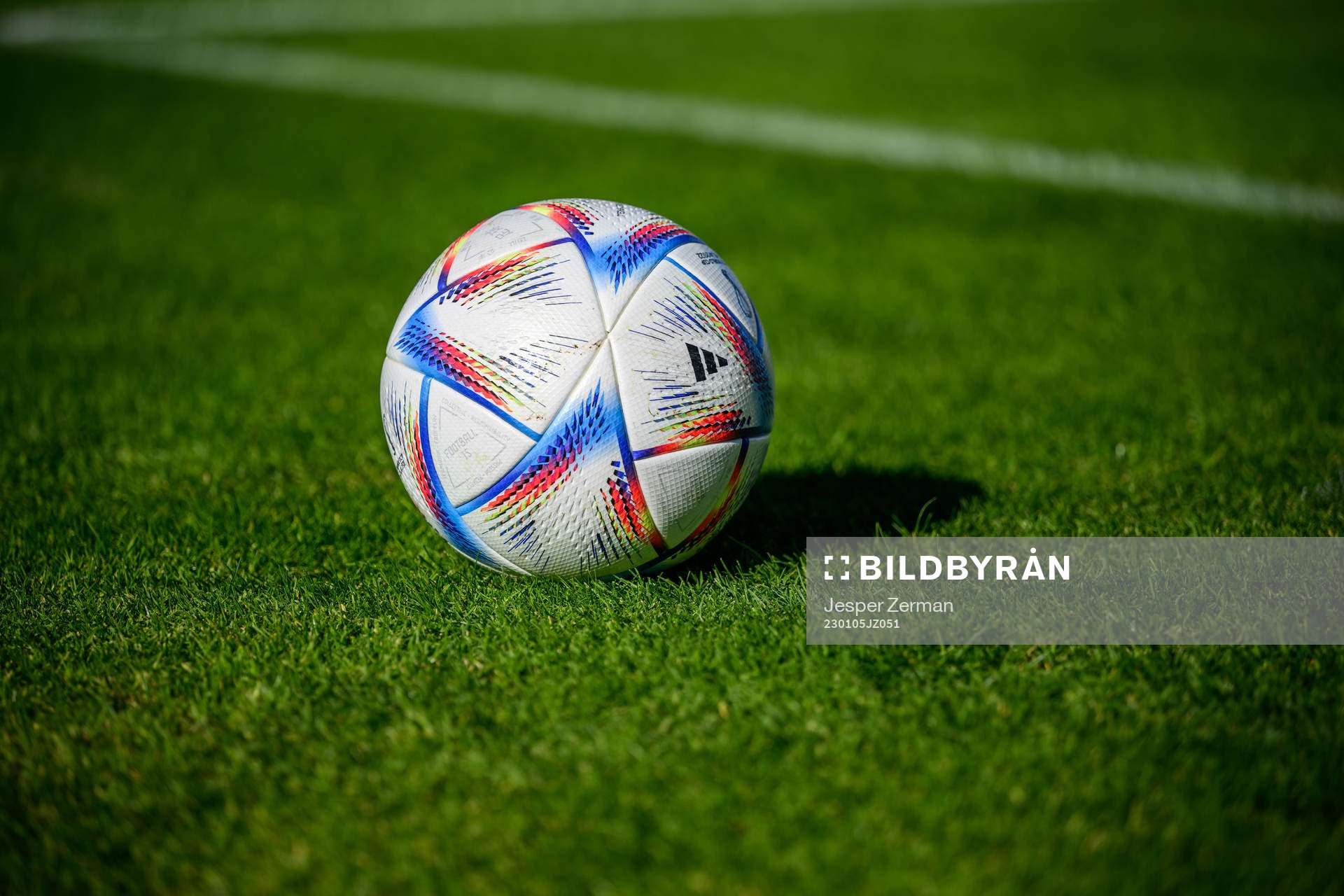 A football at a training session