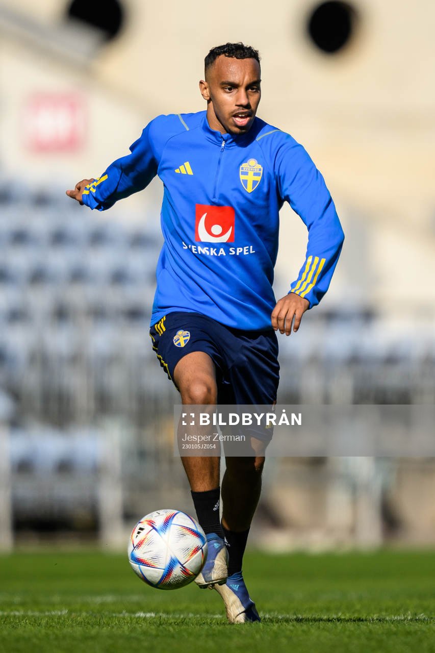 Bilal Hussein of the Swedish men's football national team