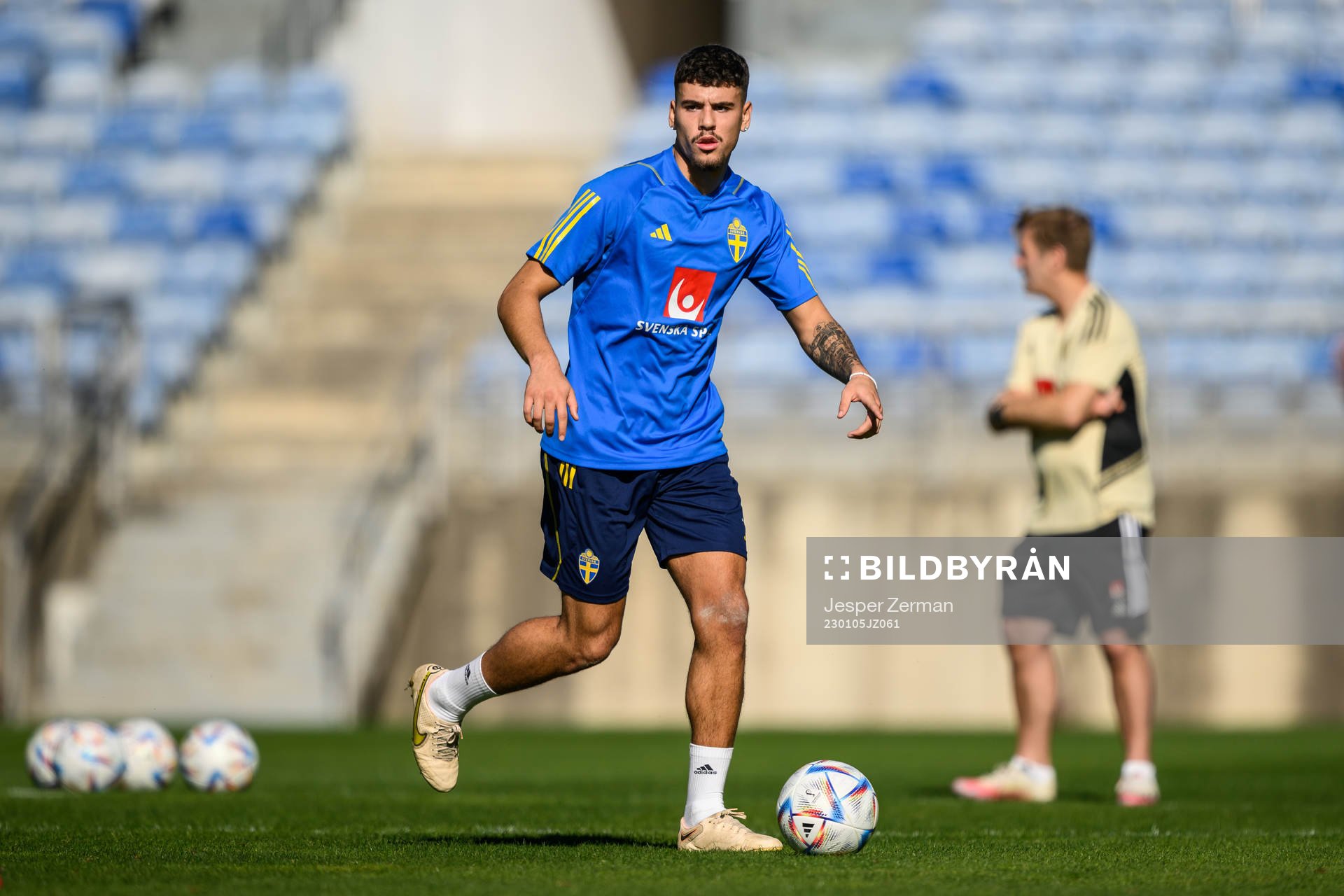 Edvin Kurtulus of the Swedish men's football national team
