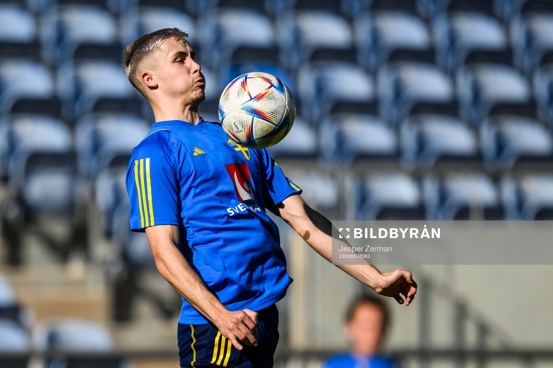 Jacob Ondrejka of the Swedish men's football national team