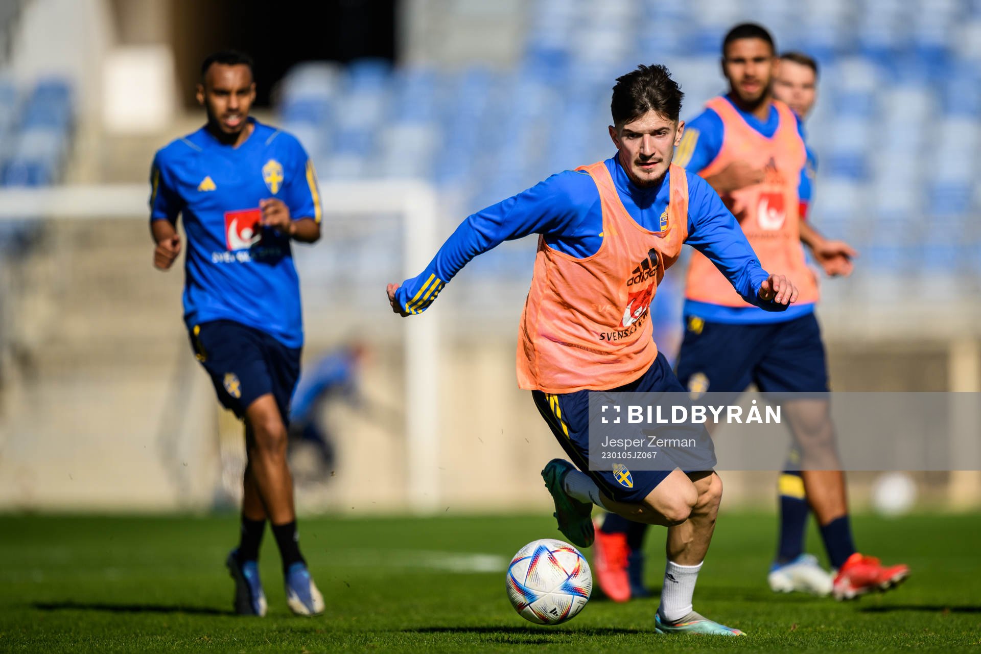 Armin Gigovic of the Swedish men's football national team