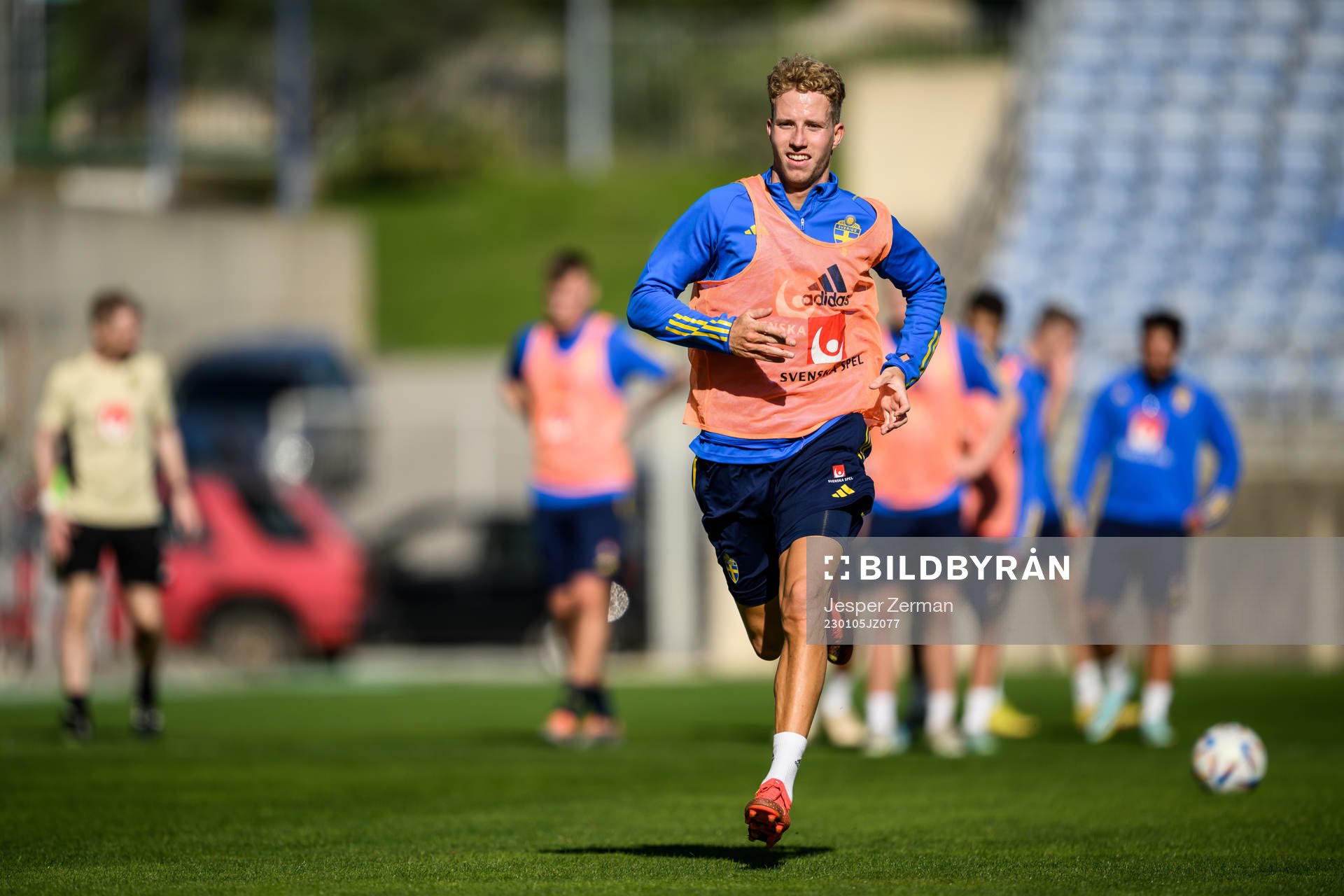 Samuel Gustafson of the Swedish men's football national