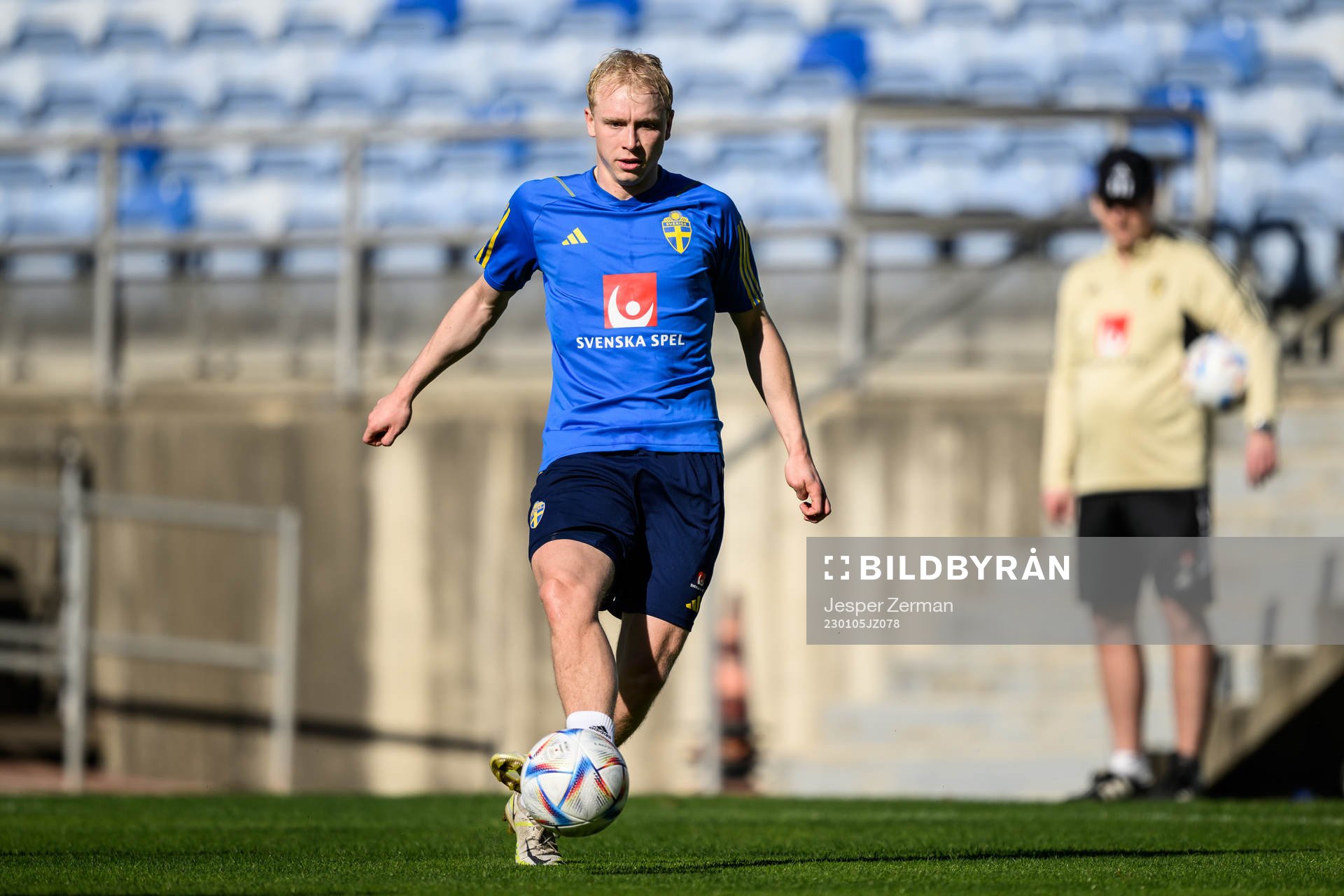 André Boman of the Swedish men's football national team at