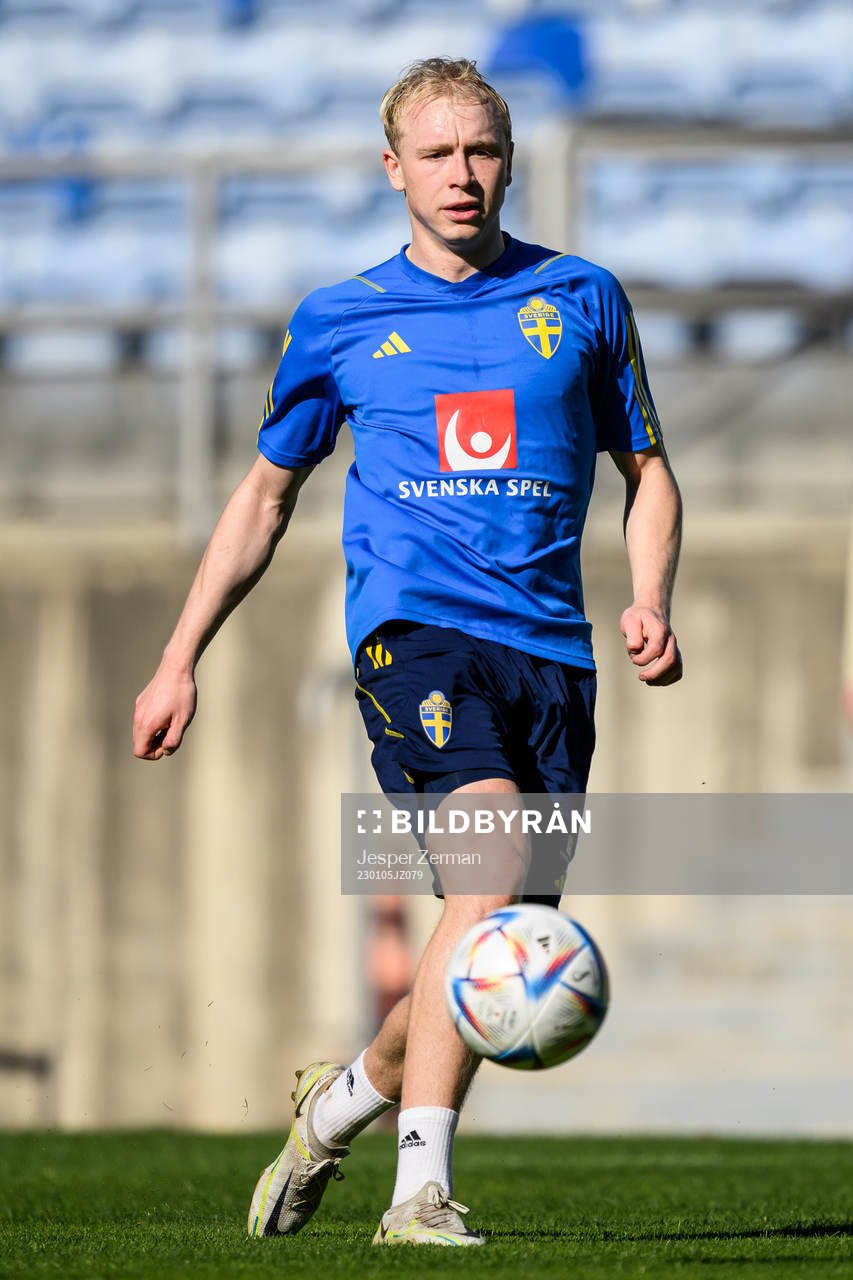 André Boman of the Swedish men's football national team at