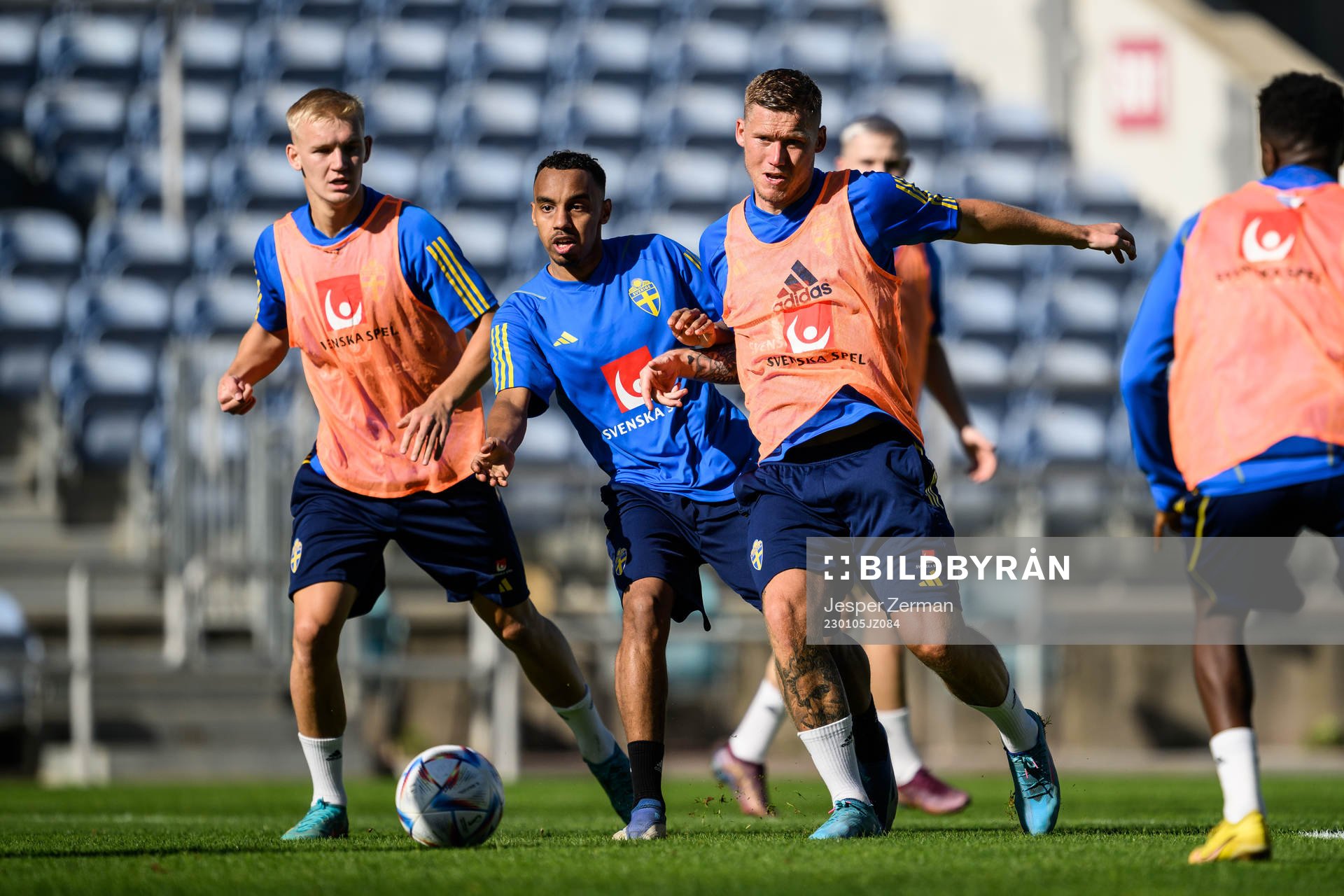 Carl Gustafsson, Bilal Hussein and Victor Edvardsen of the