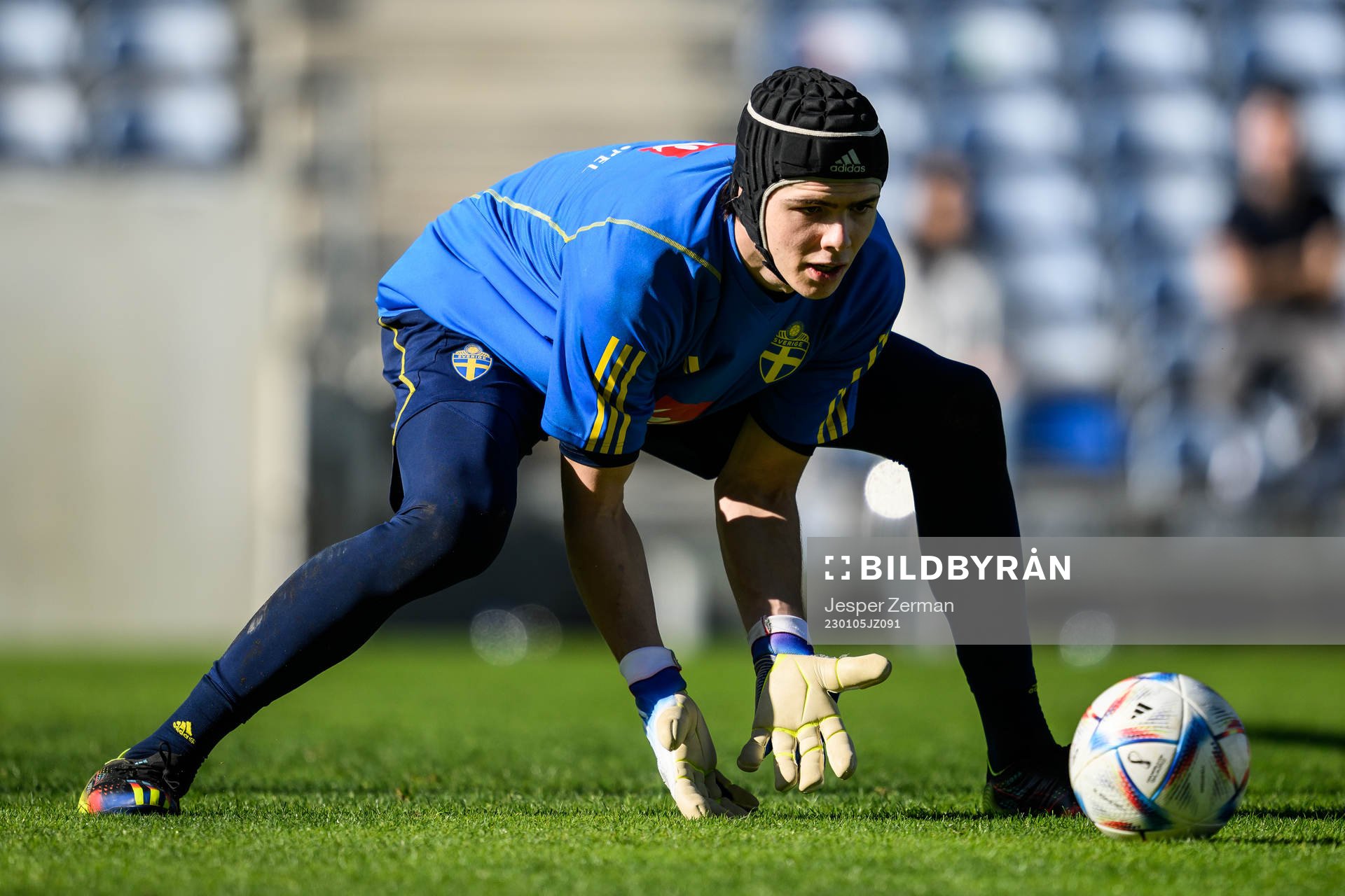 goalkeeper Jacob Widell Zetterström of the Swedish men's