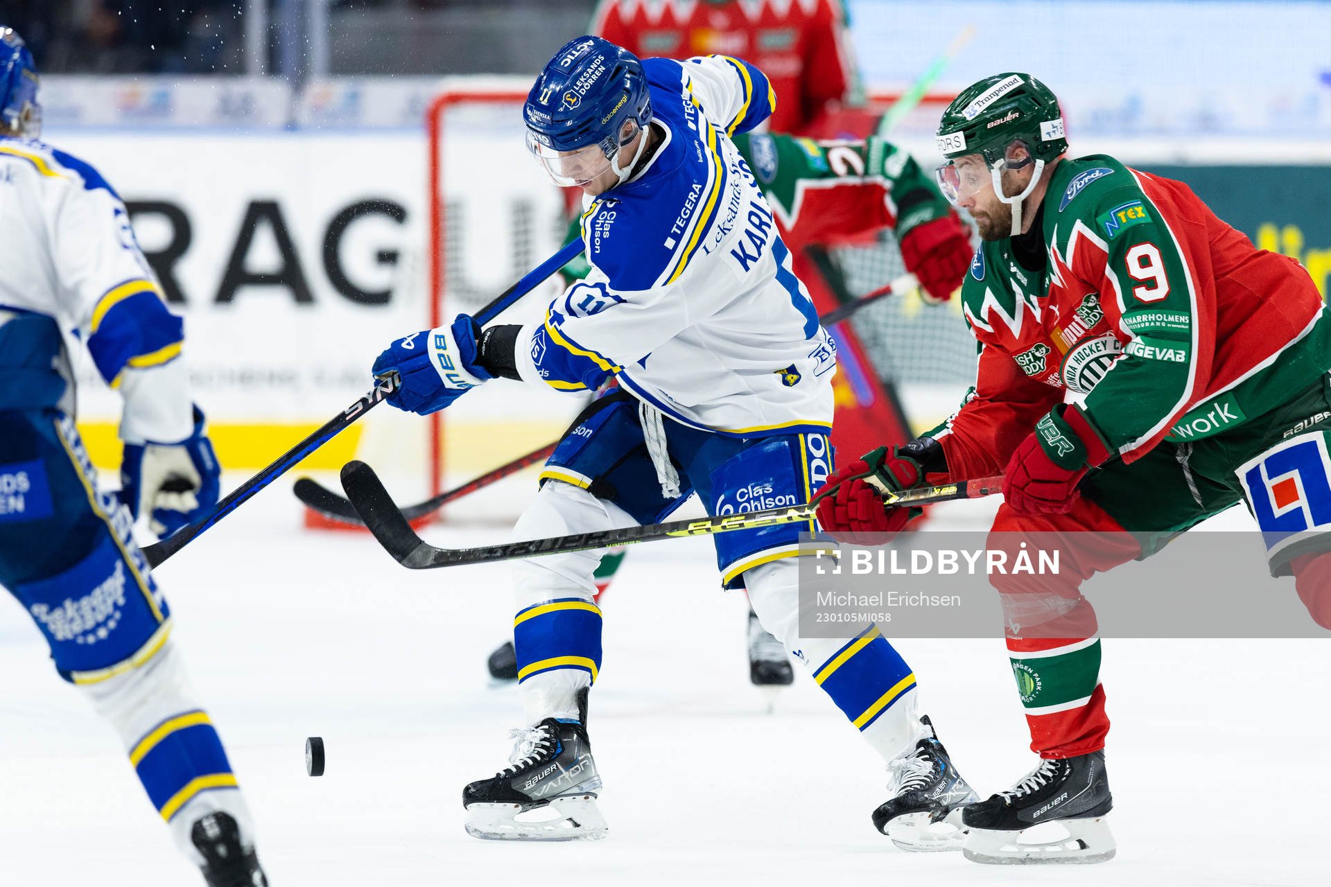 Leksands Martin Karlsson och Frölundas Jan Mursak