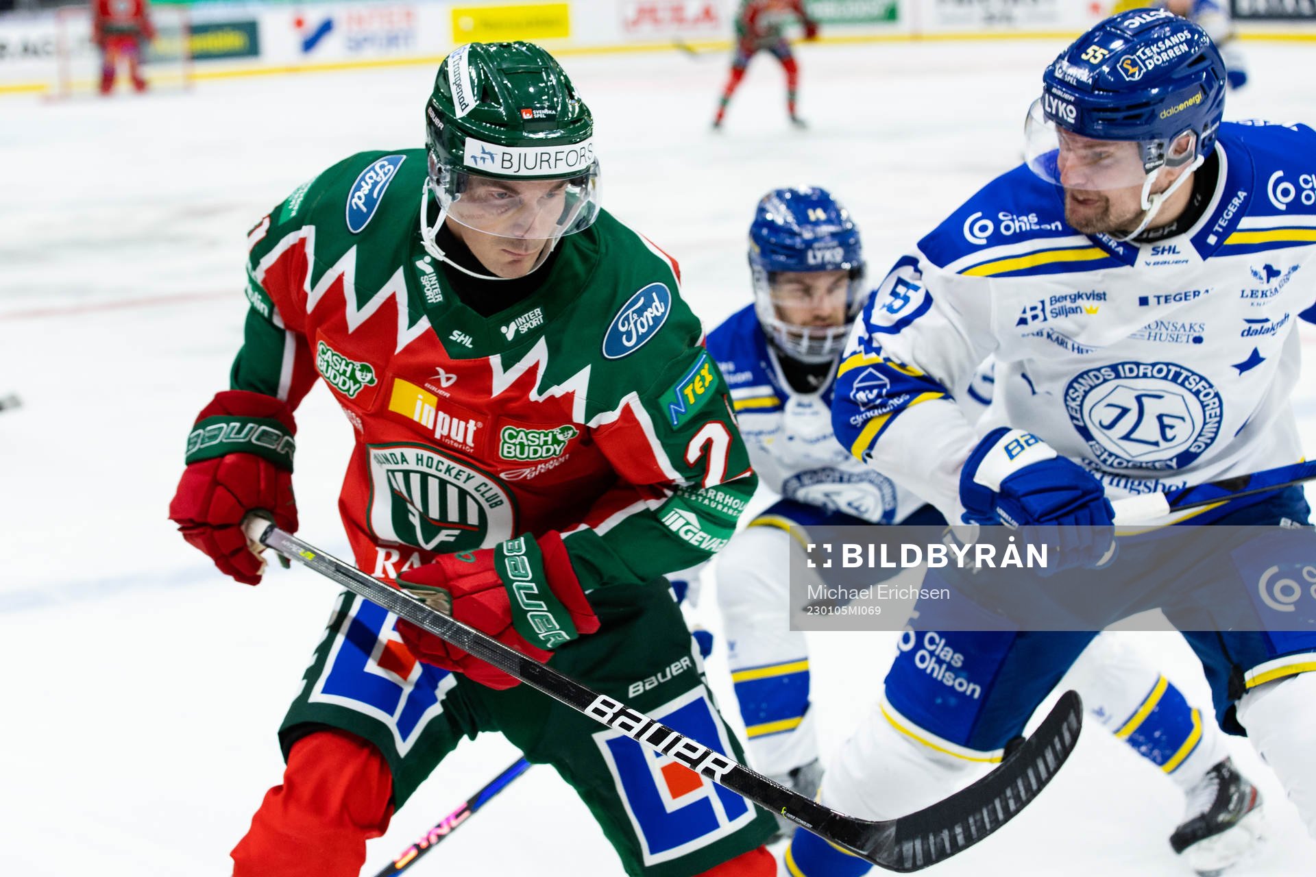 Frölundas Loui Eriksson och Leksands Jonas Ahnelöv