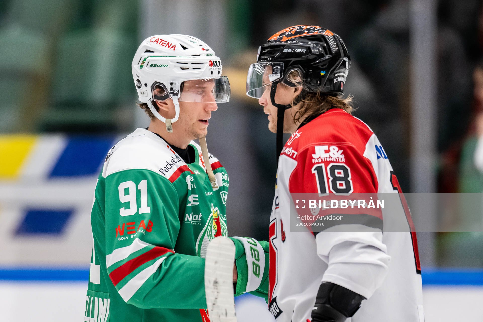 Rögles Adam Tambellini och Örebros Rodrigo Abols