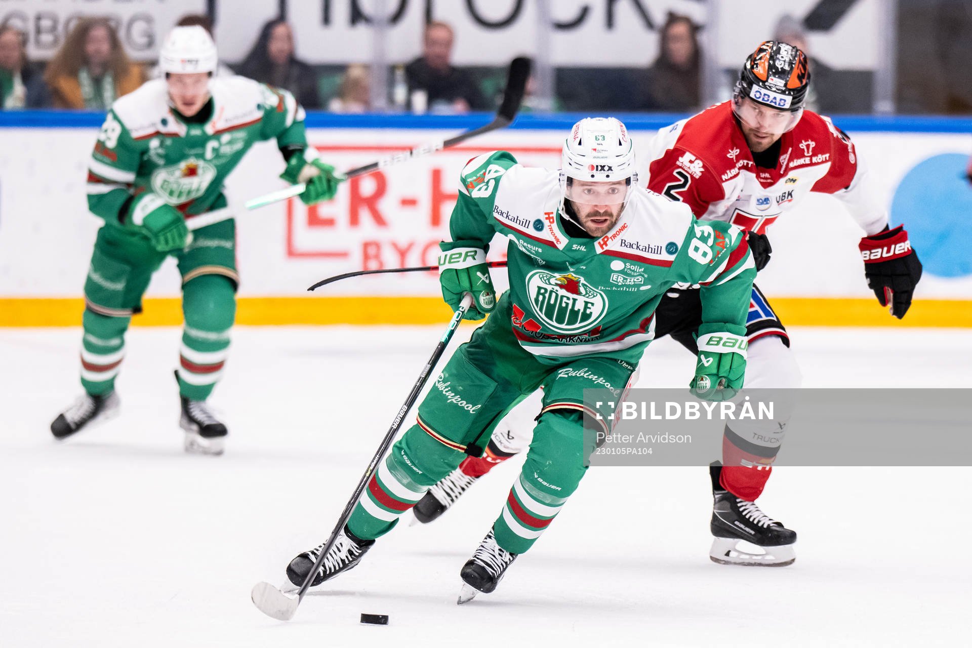 Rögles Riley Sheen och Örebros Rasmus Rissanen