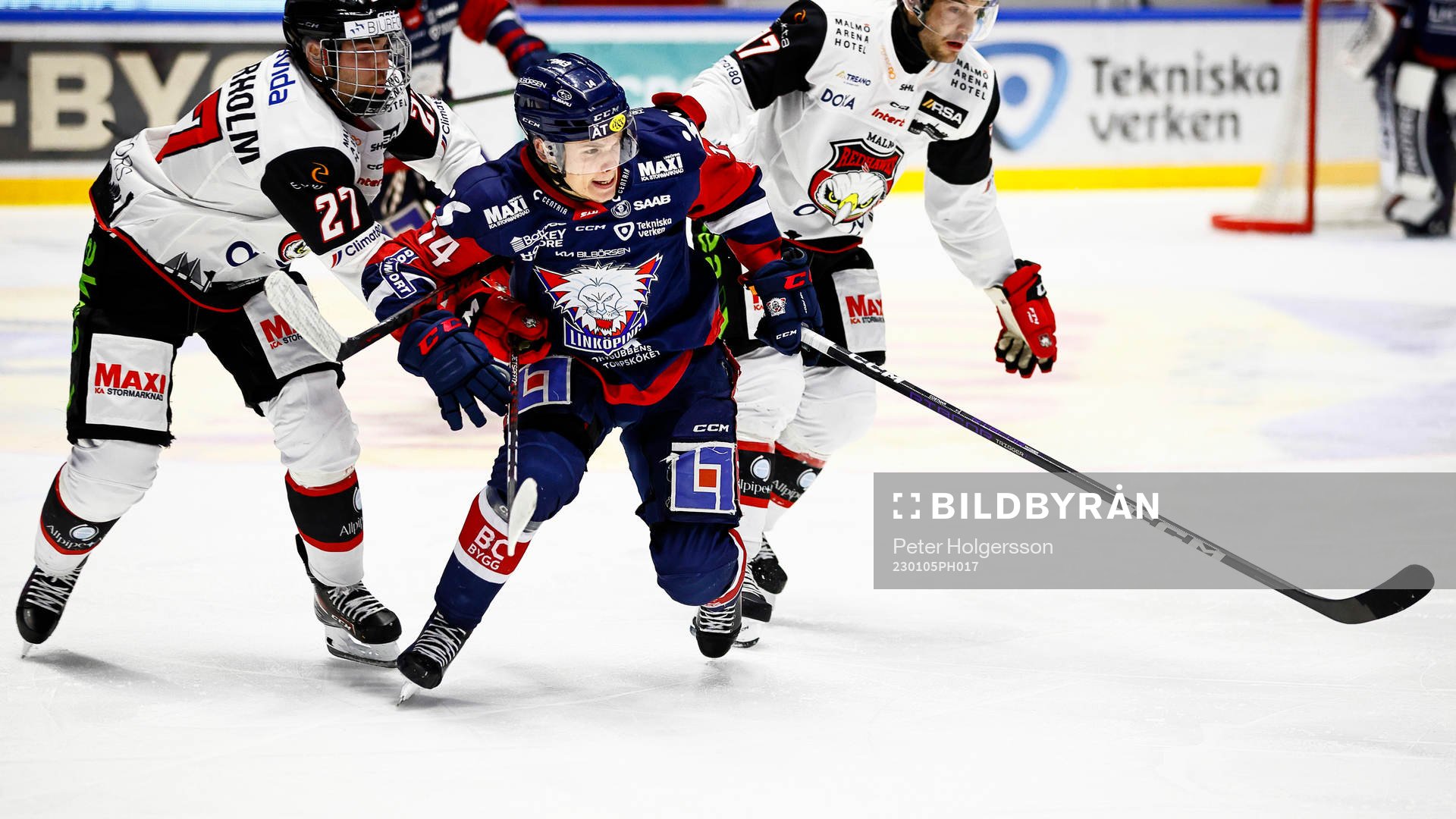 Malmö Redhawks Ponthus Westerholm och Linköpings Arvid