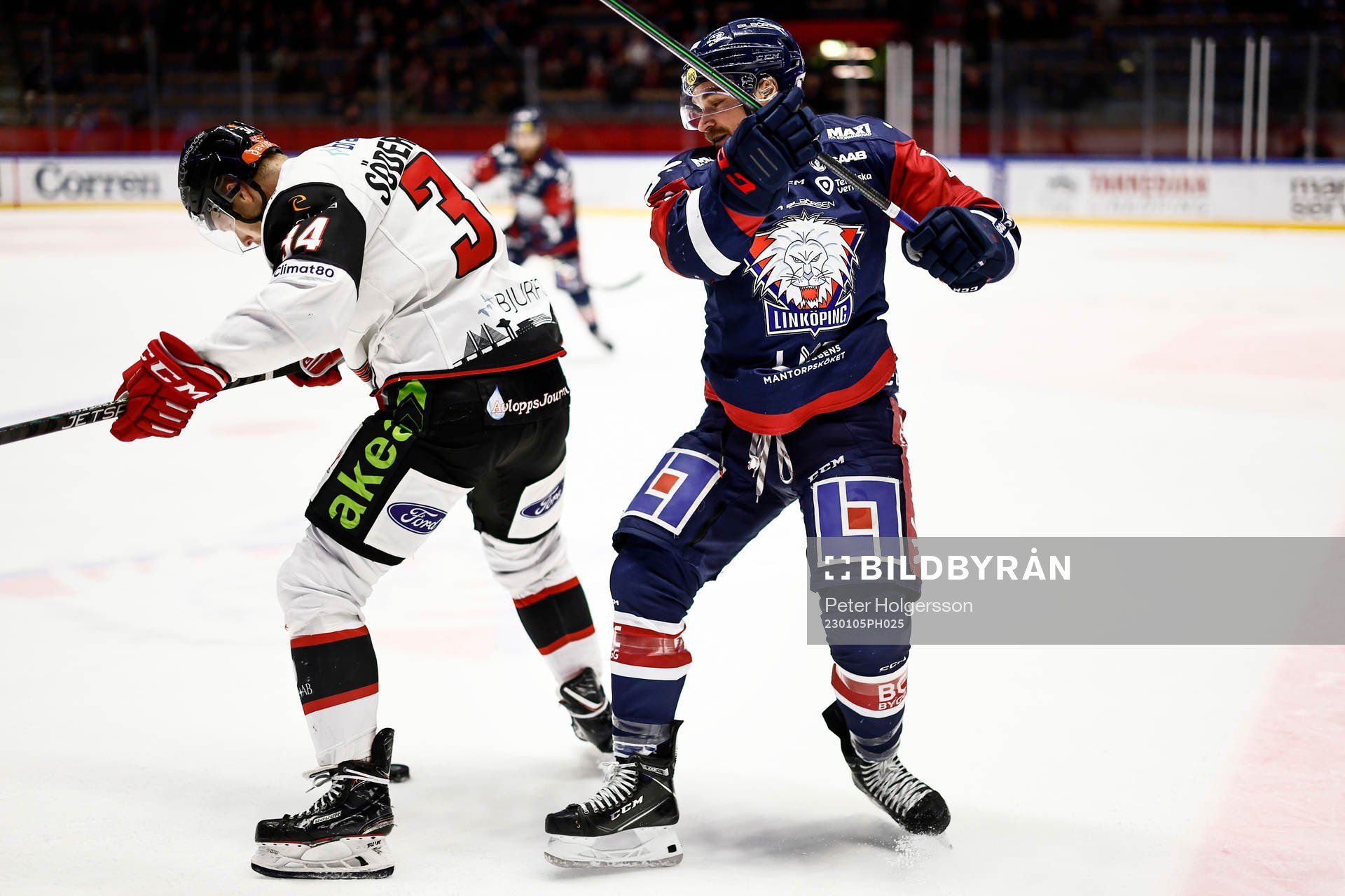 Linköpings Ty Rattie och Malmö Redhawks Carl-Johan Lerby
