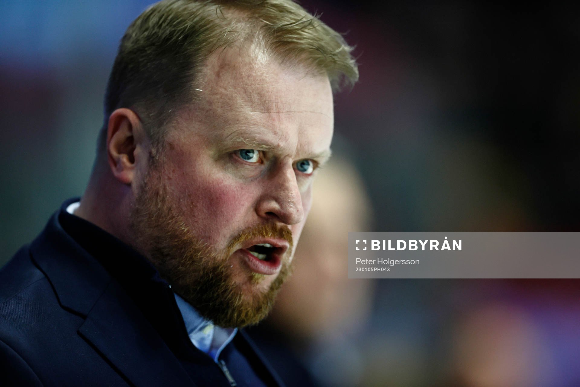 Linköpings tränare Klas Östman reagerar